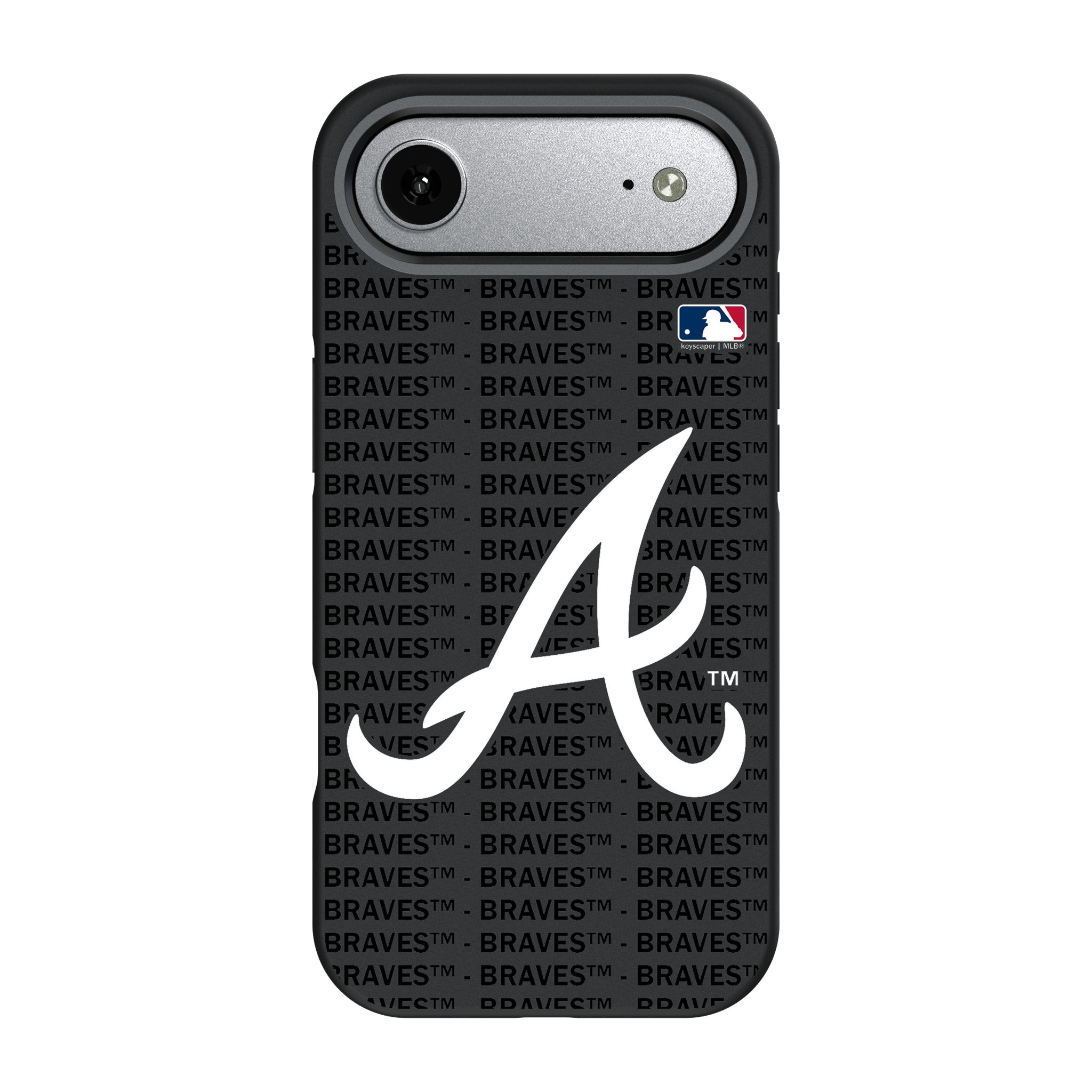 Atlanta Braves Text Backdrop Bump Phone Case for Apple iPhone 17 Series 3