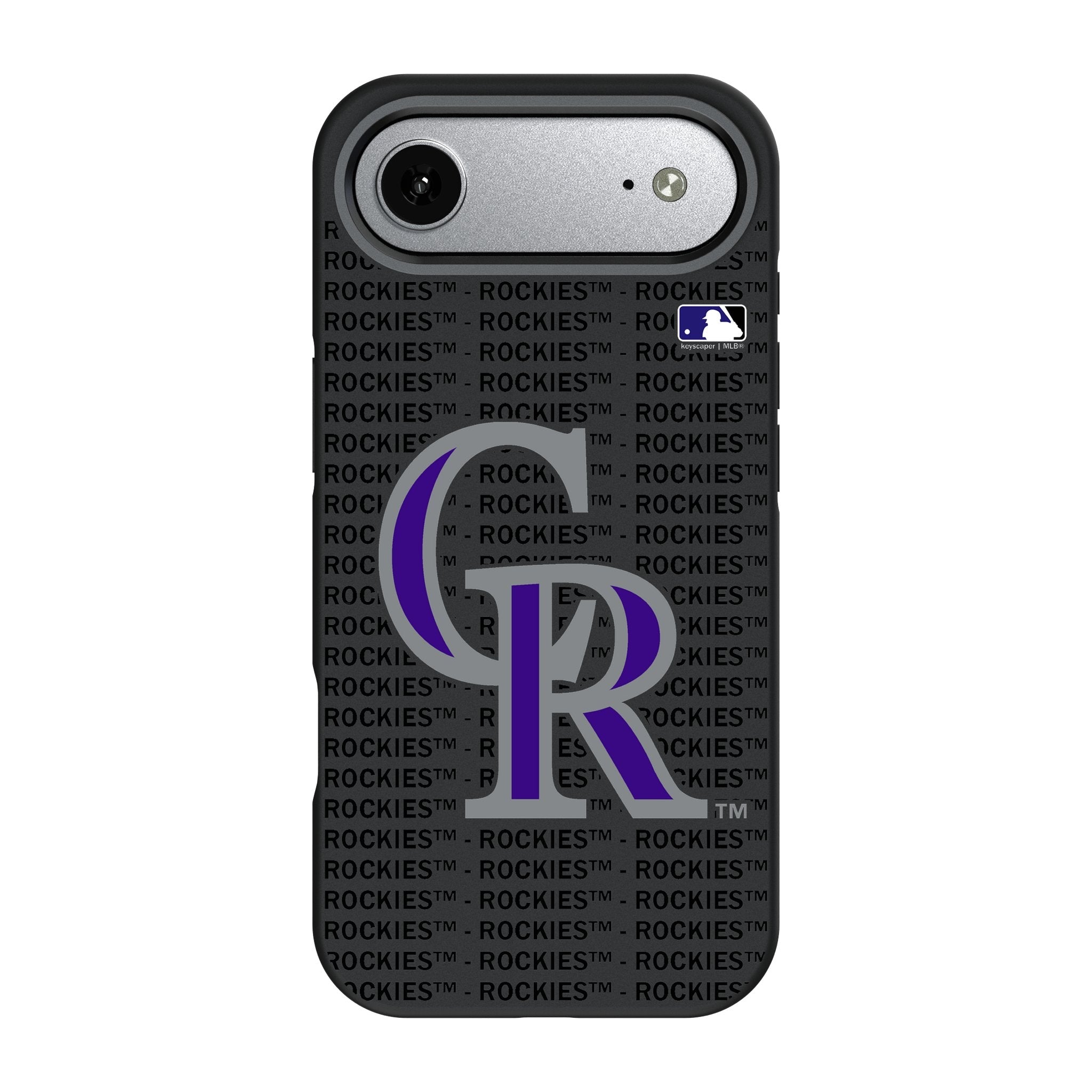 Colorado Rockies Text Backdrop Bump Phone Case for Apple iPhone 17 Series 3