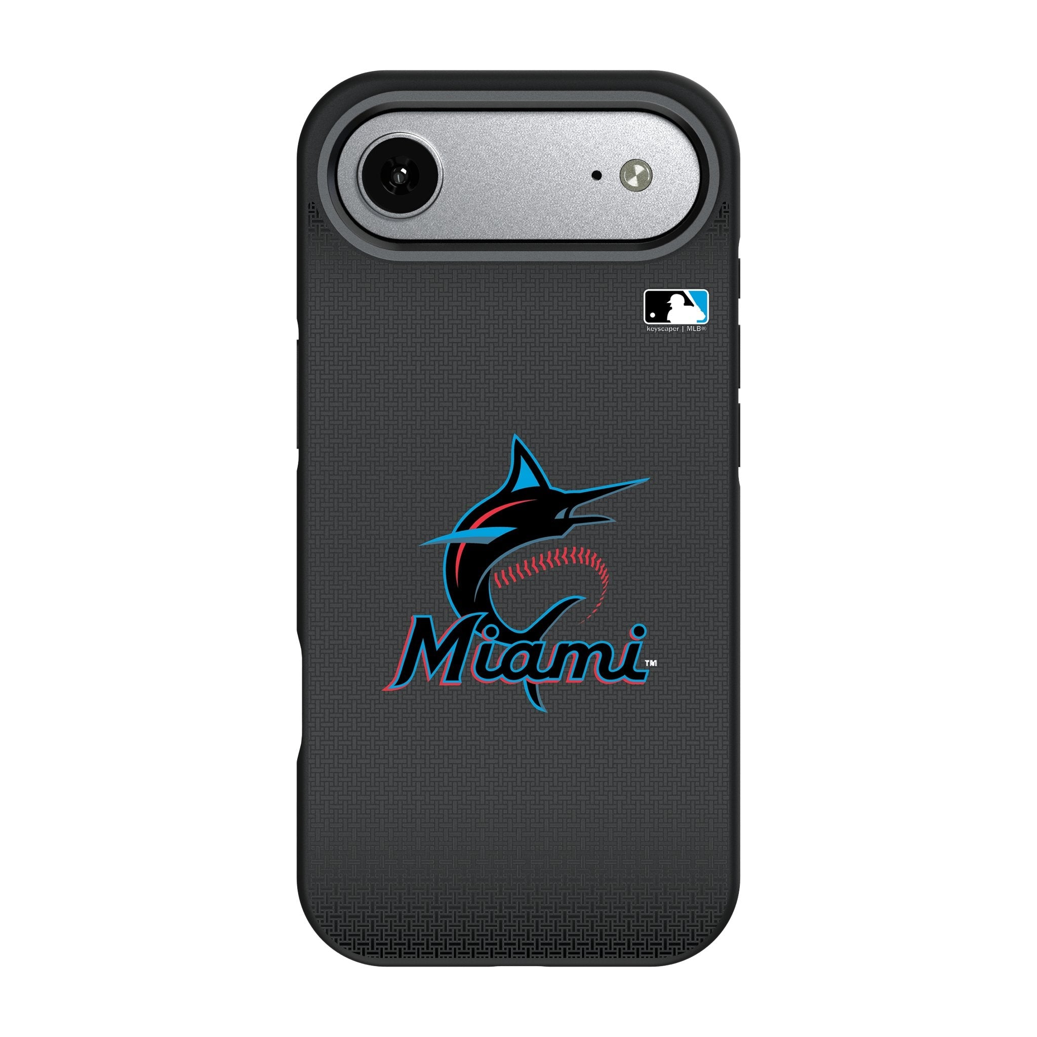 Miami Marlins Linen Bump Phone Case for Apple iPhone 17 Series 3