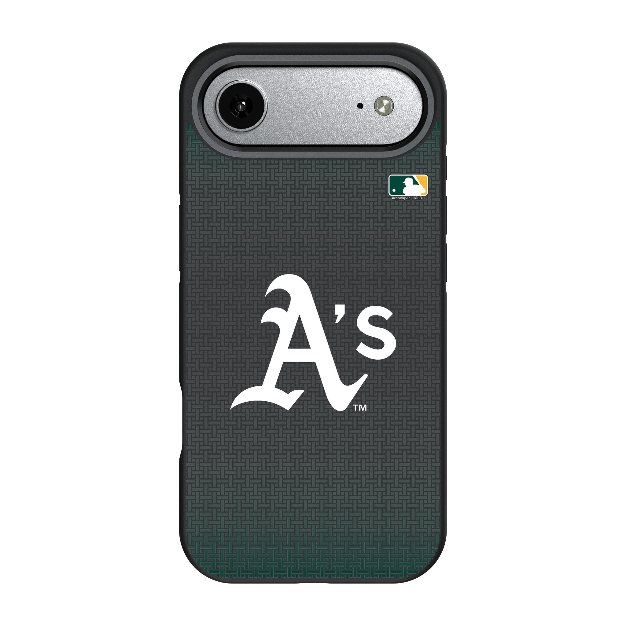 Oakland Athletics Linen Bump Phone Case for Apple iPhone 17 Series 3