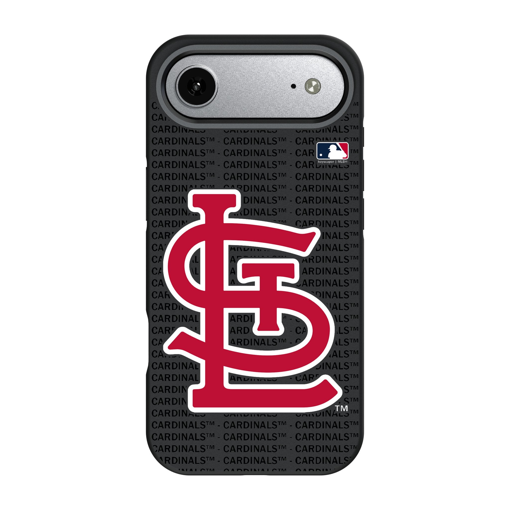 St Louis Cardinals Text Backdrop Bump Phone Case for Apple iPhone 17 Series 3