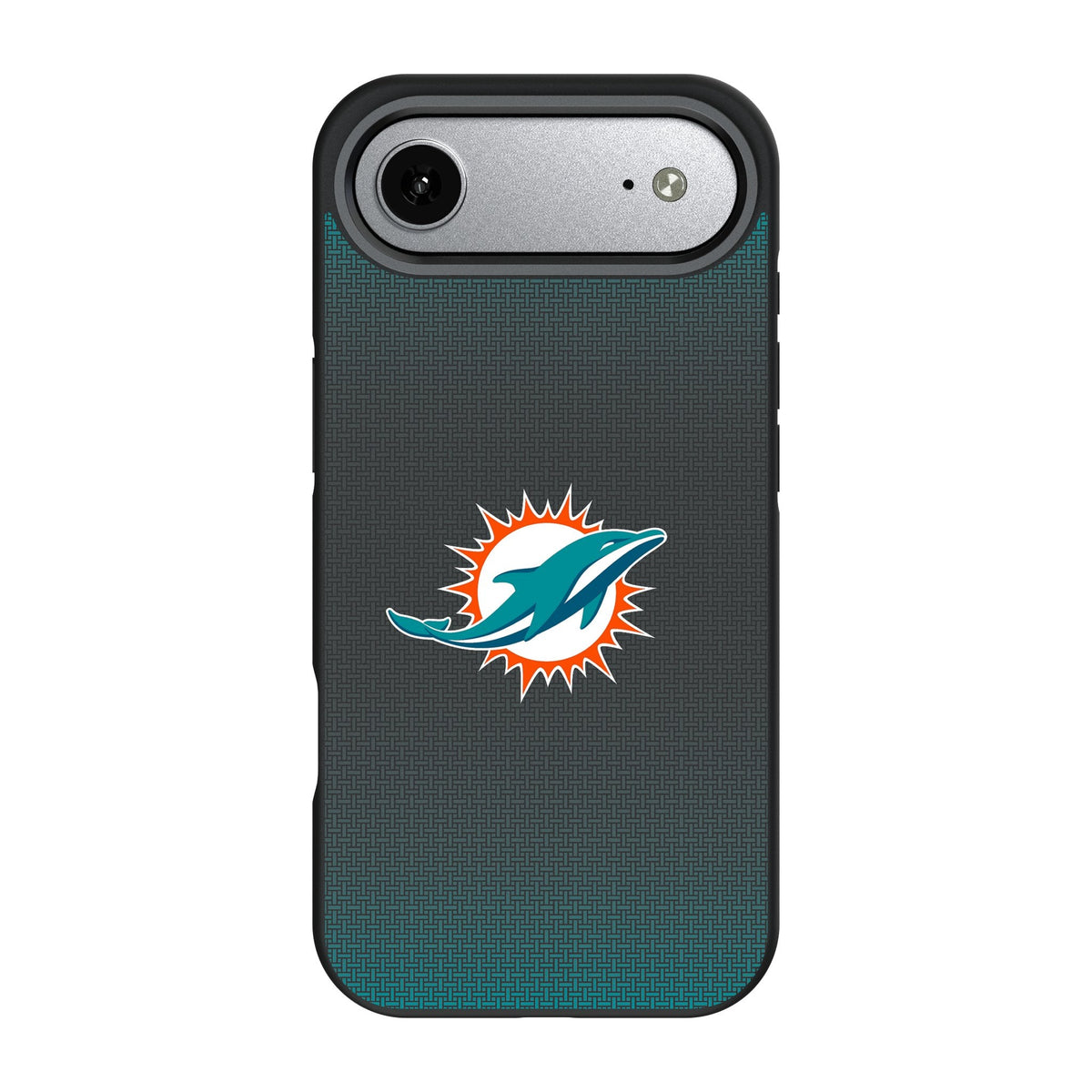 Miami Dolphins Linen Bump Phone Case for Apple iPhone 17 Series 3