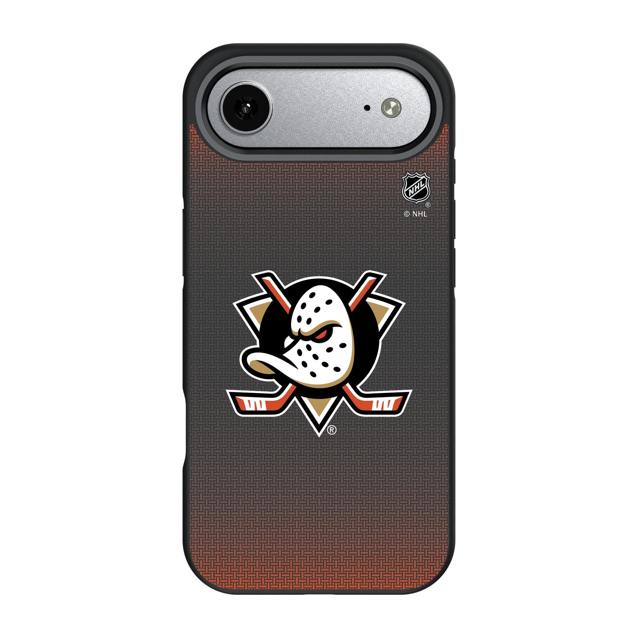 Anaheim Ducks Linen Bump Phone Case for Apple iPhone 17 Series 3