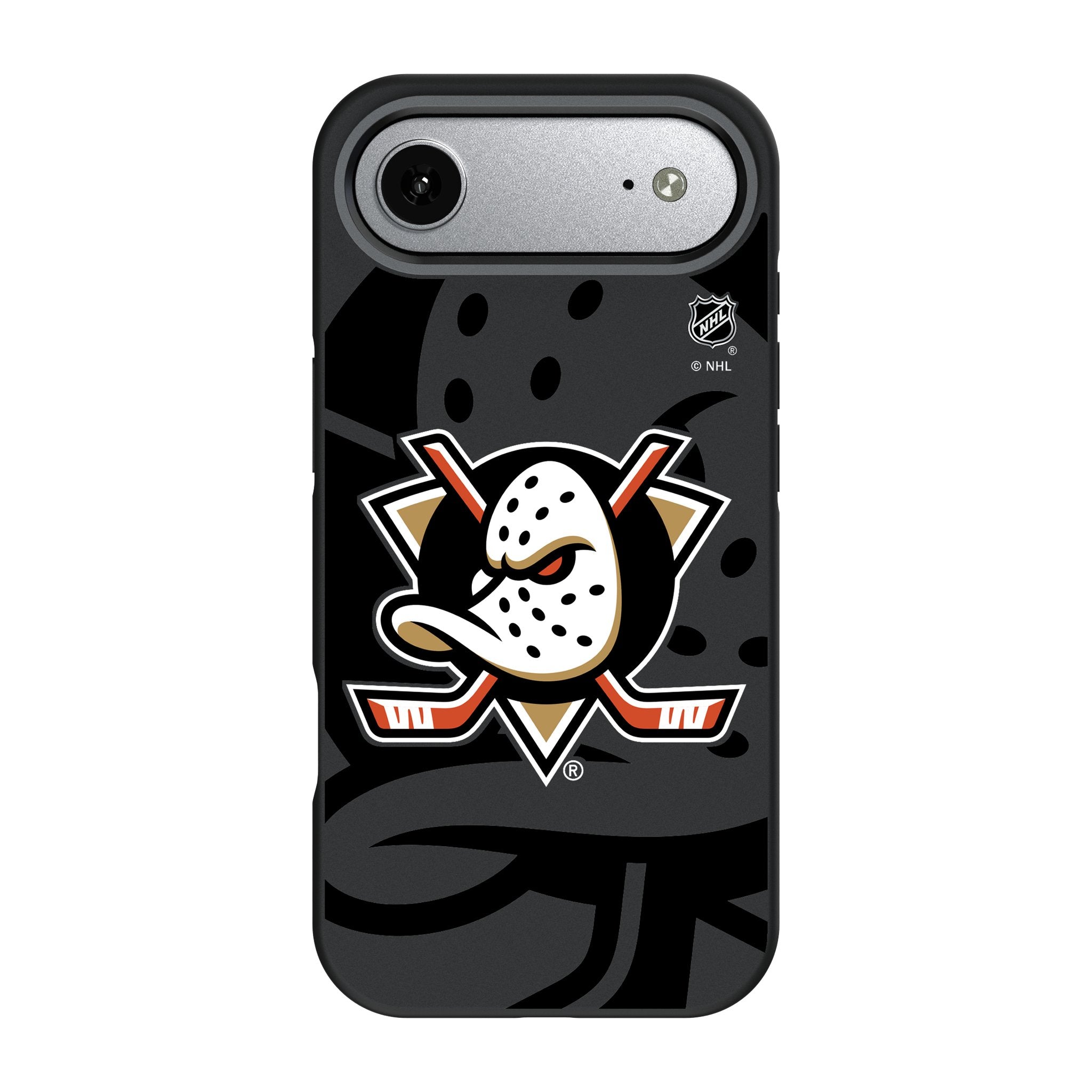 Anaheim Ducks Monocolor Tilt Bump Phone Case for Apple iPhone 17 Series 3