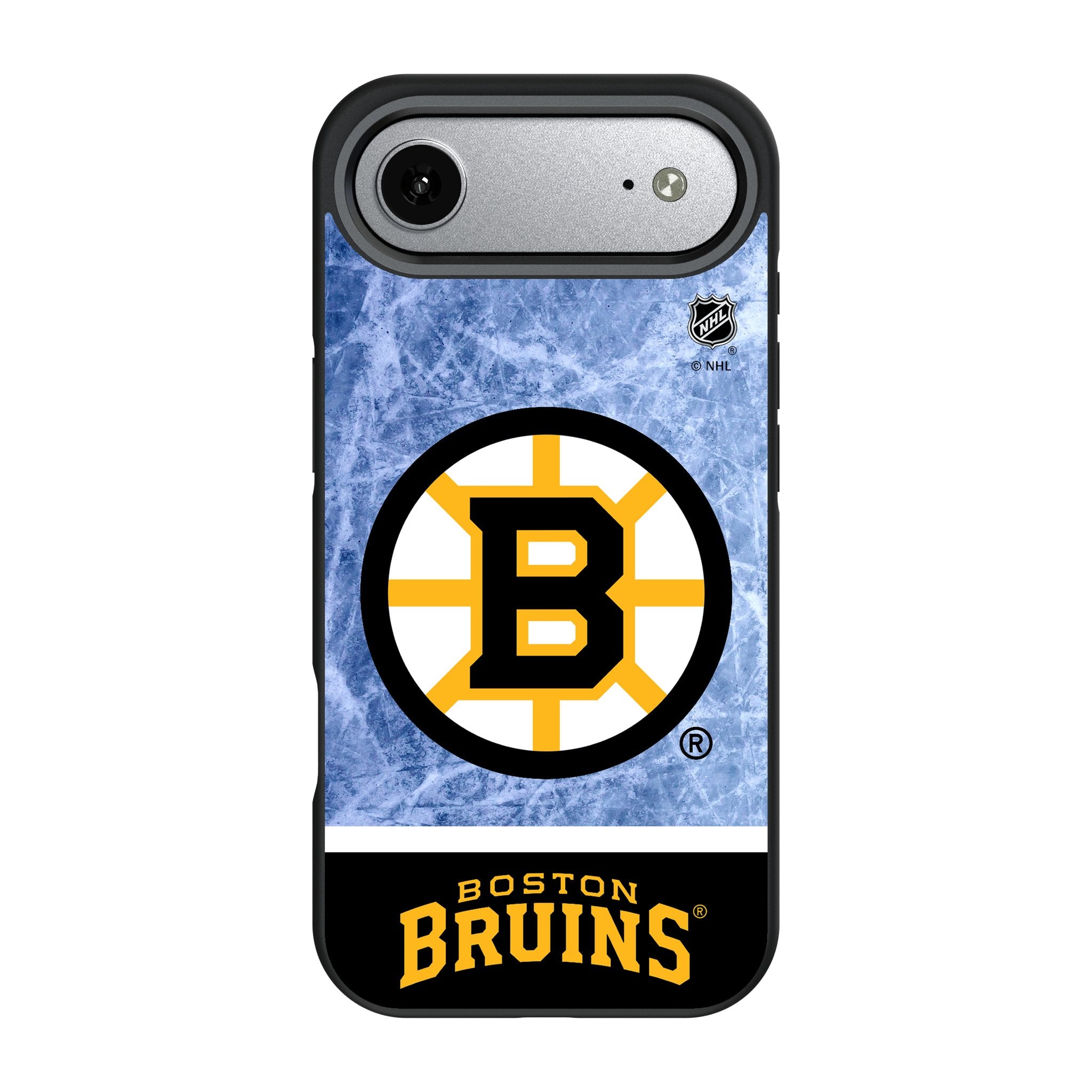Boston Bruins Ice Wordmark Bump Phone Case for Apple iPhone 17 Series 3