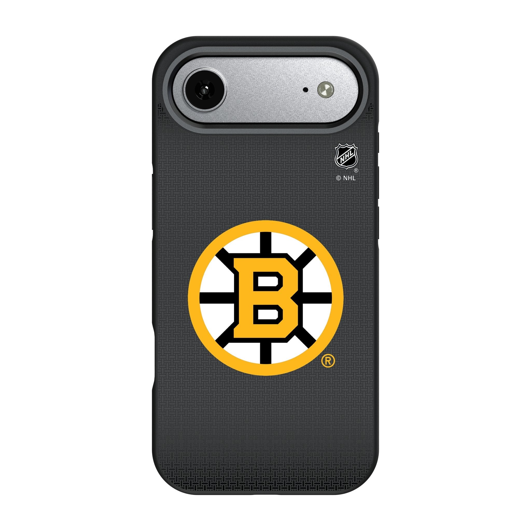 Boston Bruins Linen Bump Phone Case for Apple iPhone 17 Series 3