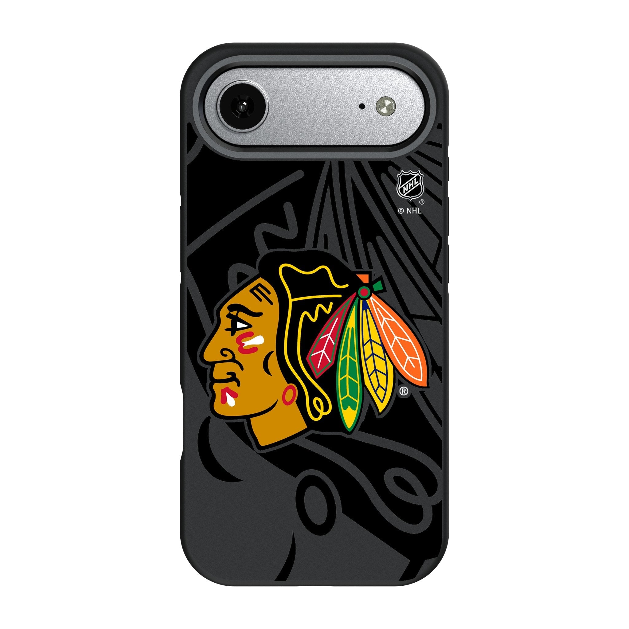 Chicago Blackhawks Monocolor Tilt Bump Phone Case for Apple iPhone 17 Series 3