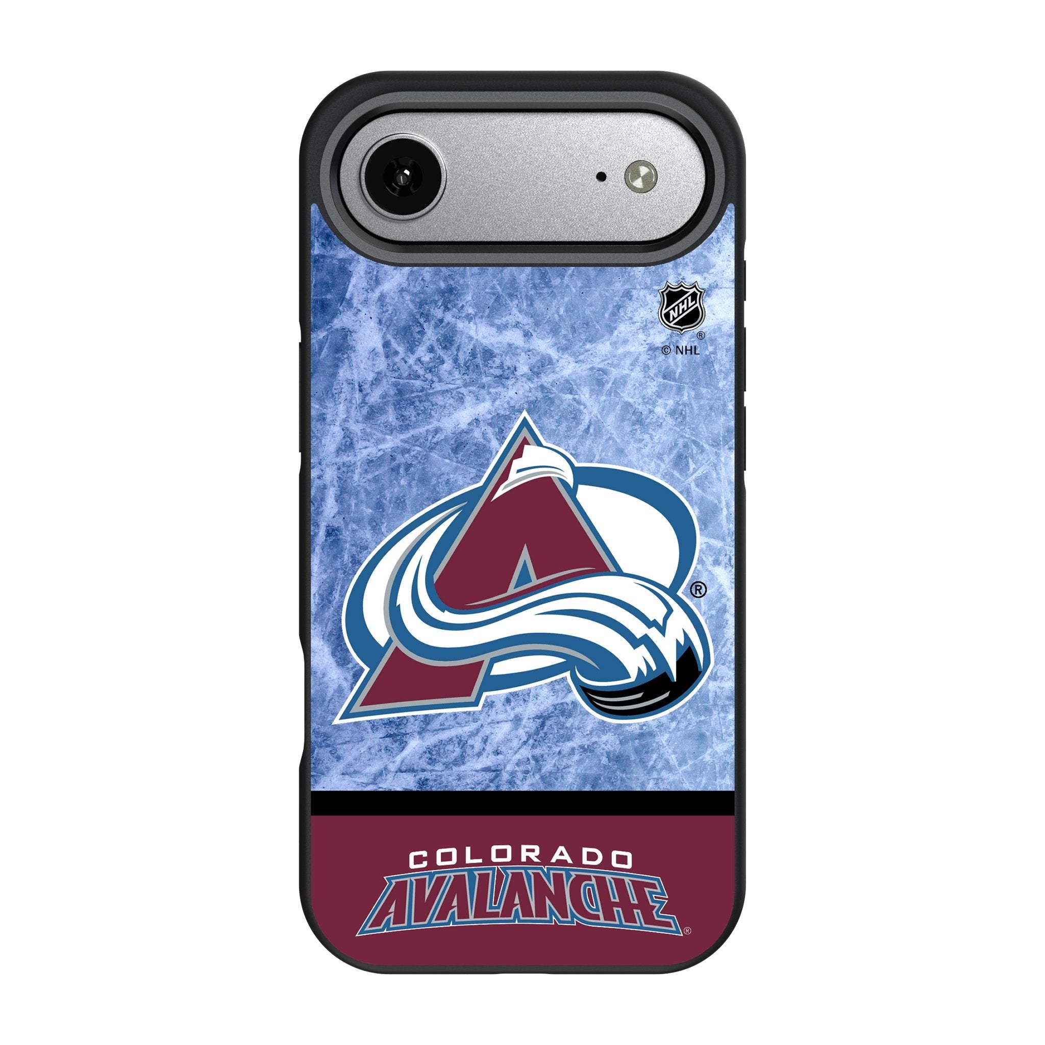 Colorado Avalanche Ice Wordmark Bump Phone Case for Apple iPhone 17 Series 3