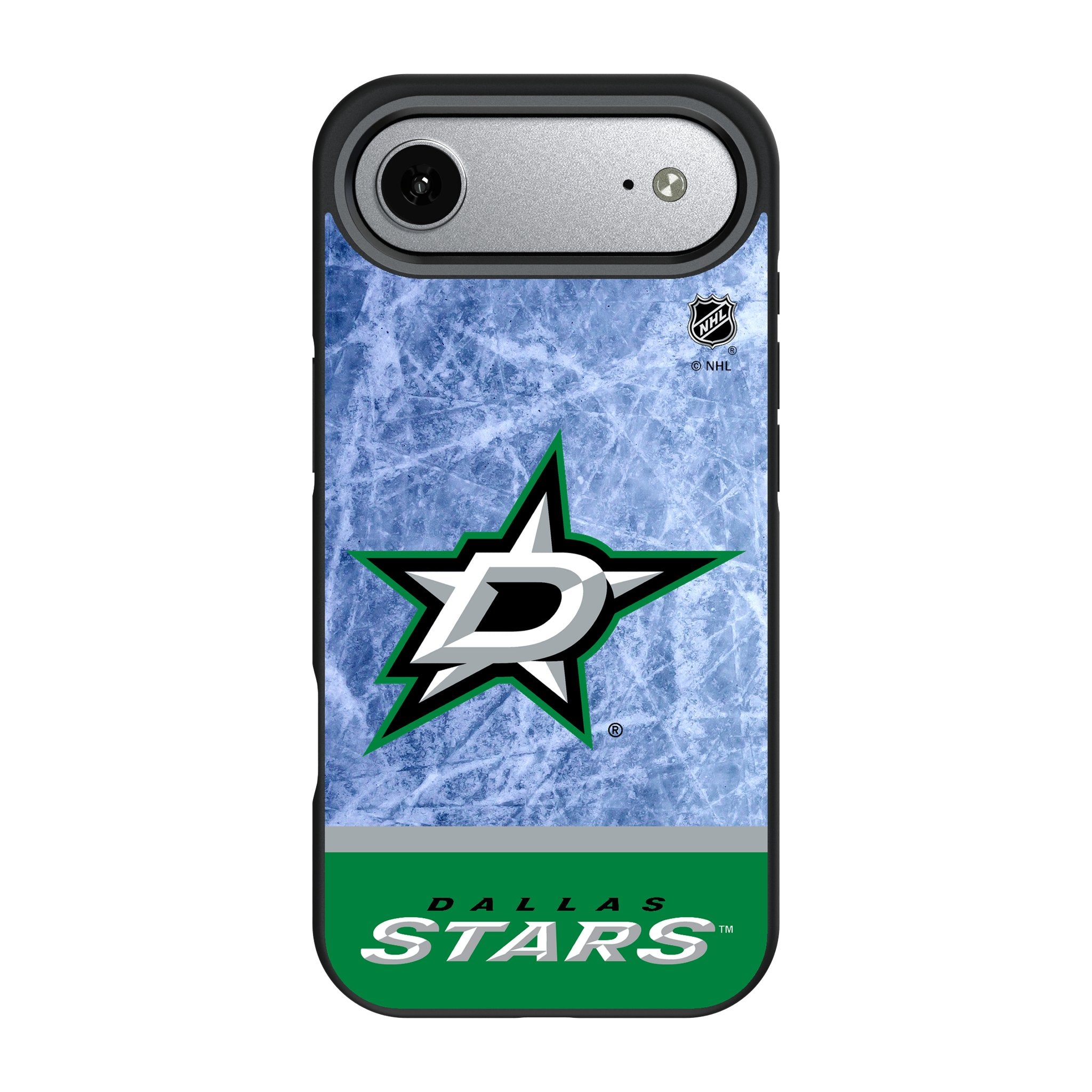 Dallas Stars Ice Wordmark Bump Phone Case for Apple iPhone 17 Series 3