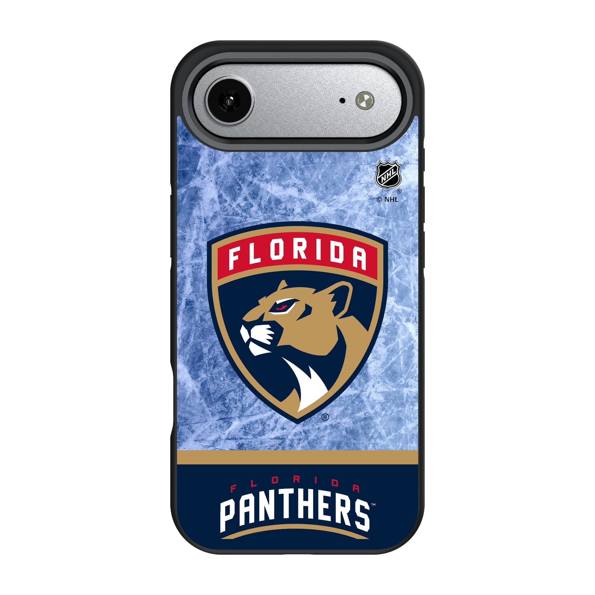 Florida Panthers Ice Wordmark Bump Phone Case for Apple iPhone 17 Series 3