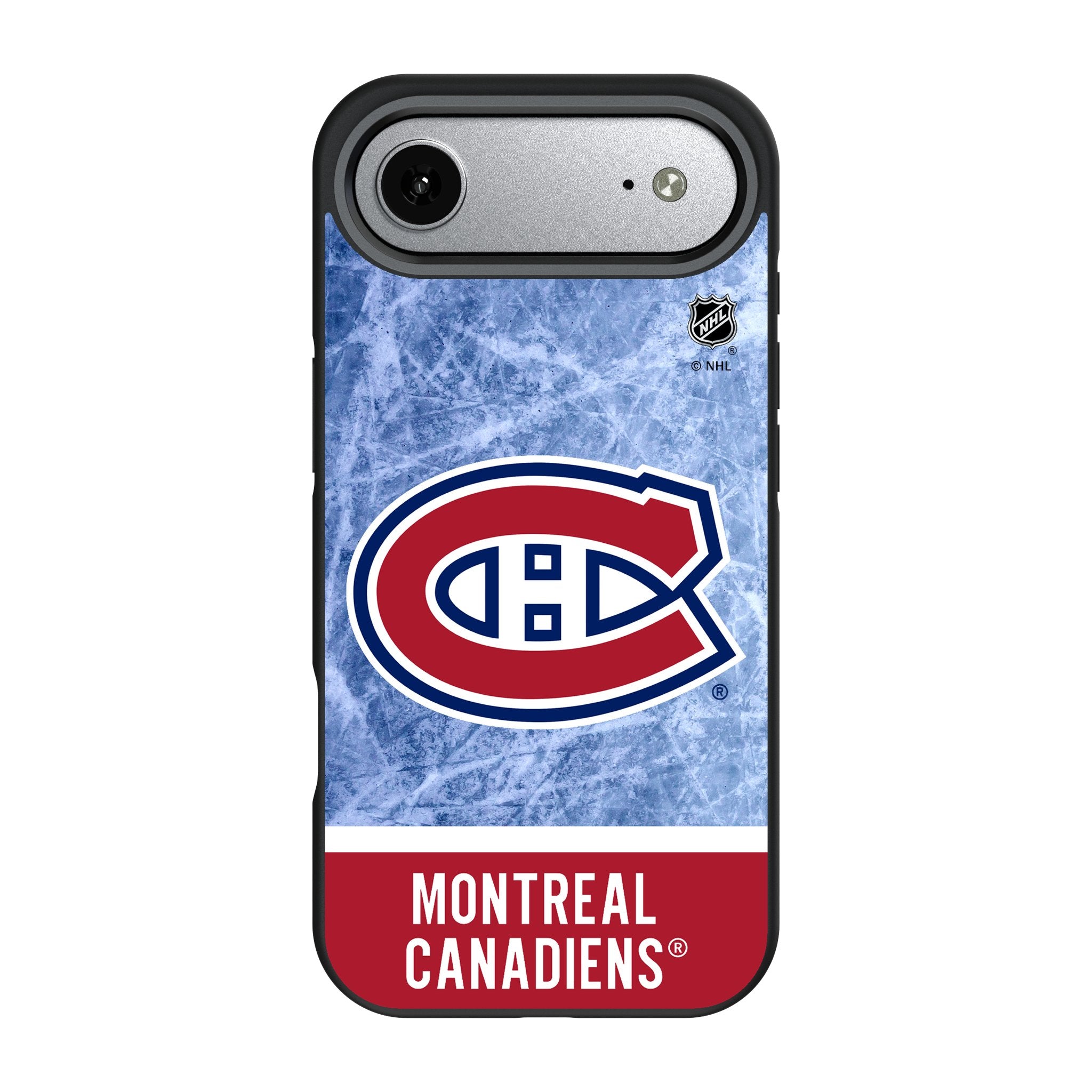 Montreal Canadiens Ice Wordmark Bump Phone Case for Apple iPhone 17 Series 3