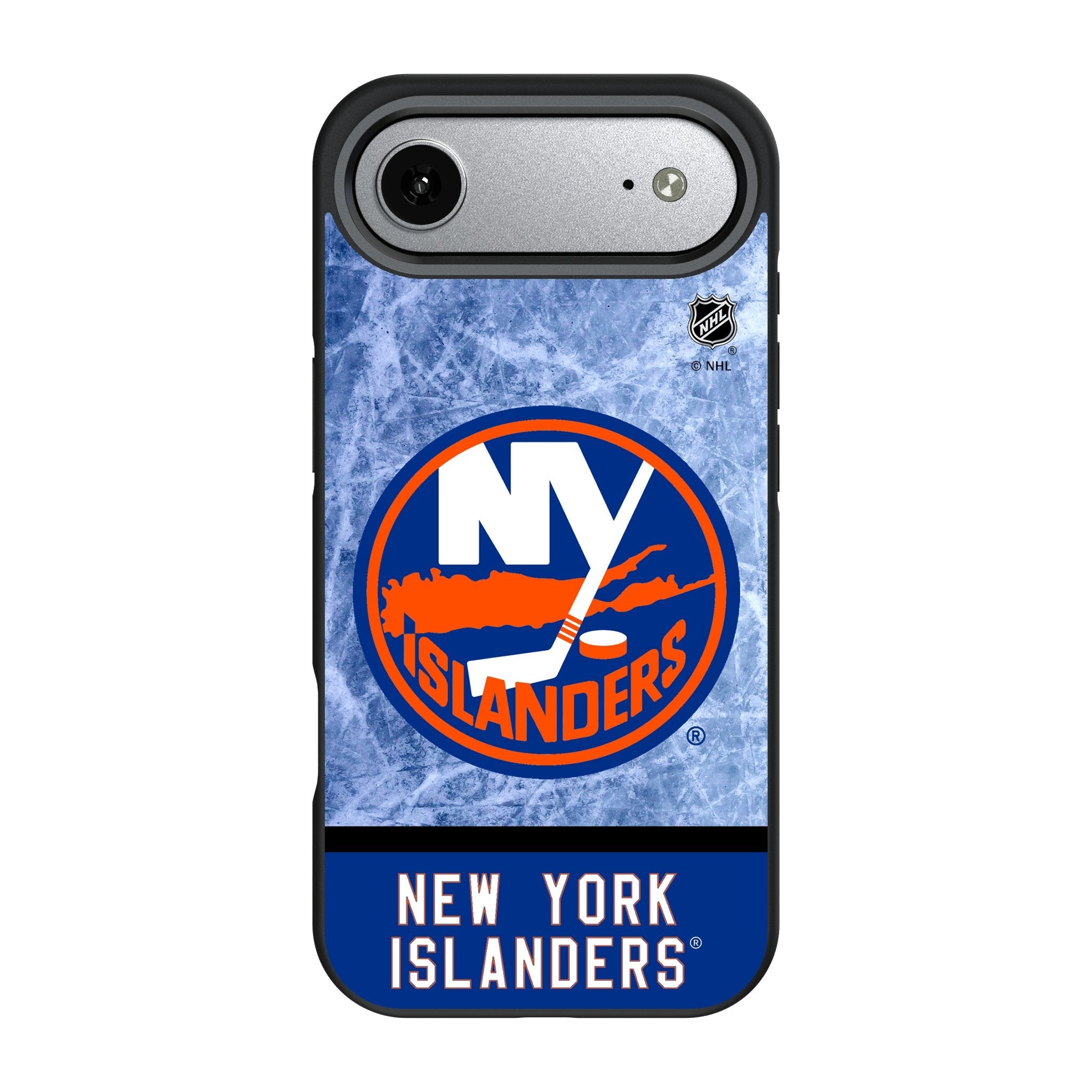 New York Islanders Ice Wordmark Bump Phone Case for Apple iPhone 17 Series 3