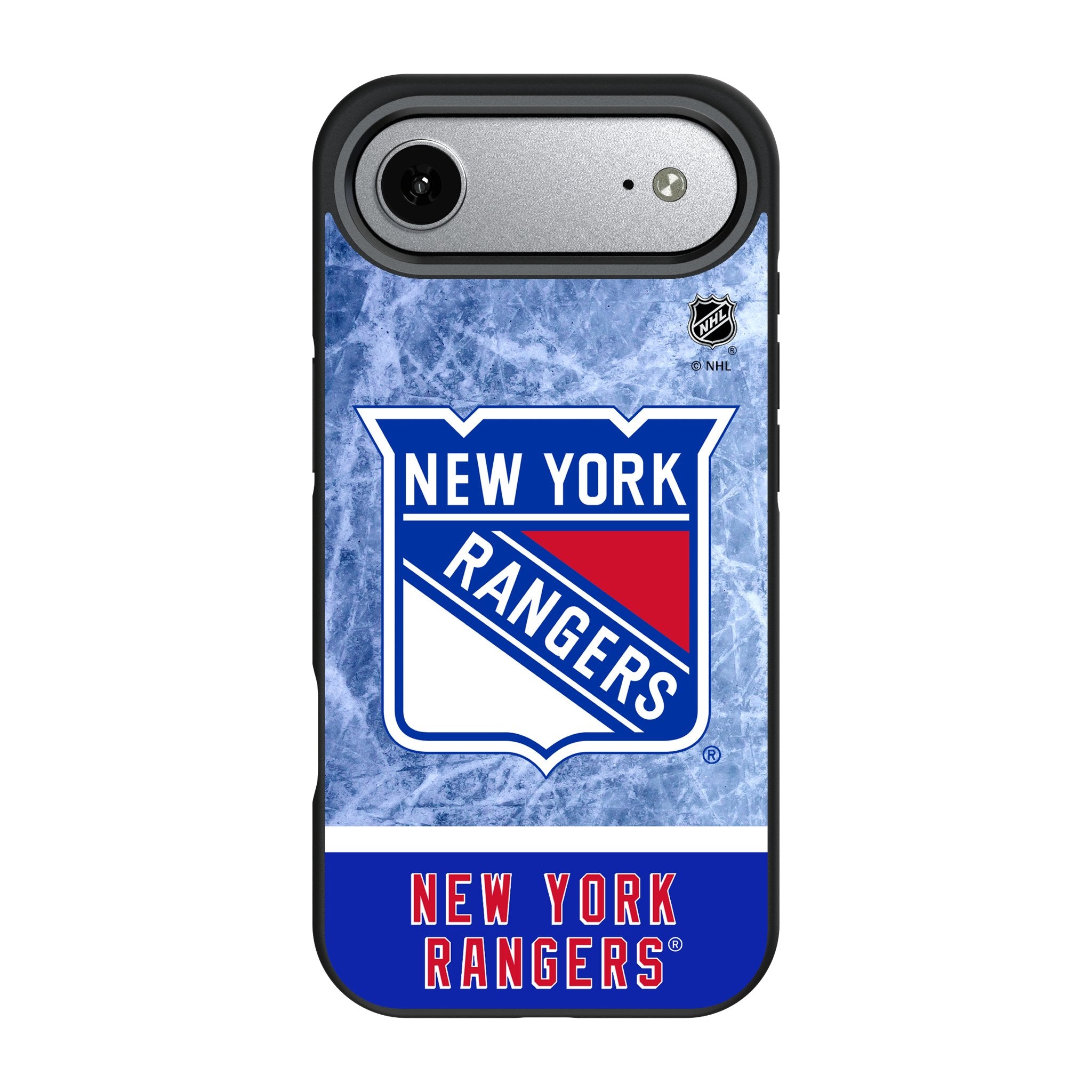 New York Rangers Ice Wordmark Bump Phone Case for Apple iPhone 17 Series 3