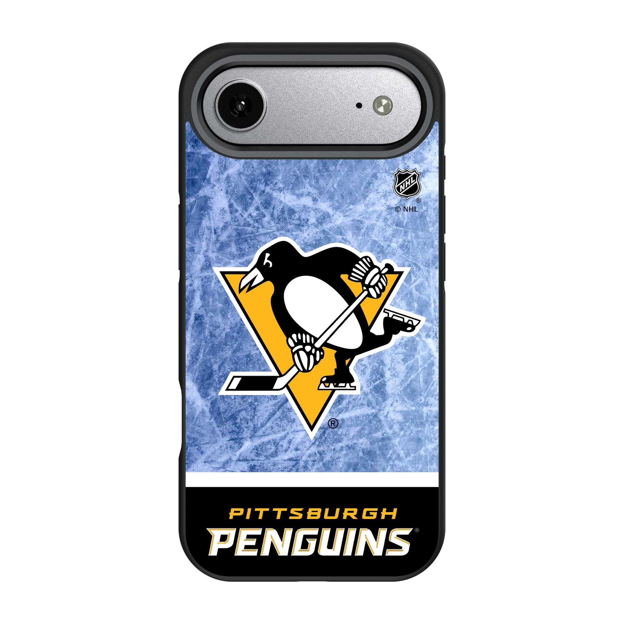 Pittsburgh Penguins Ice Wordmark Bump Phone Case for Apple iPhone 17 Series 3