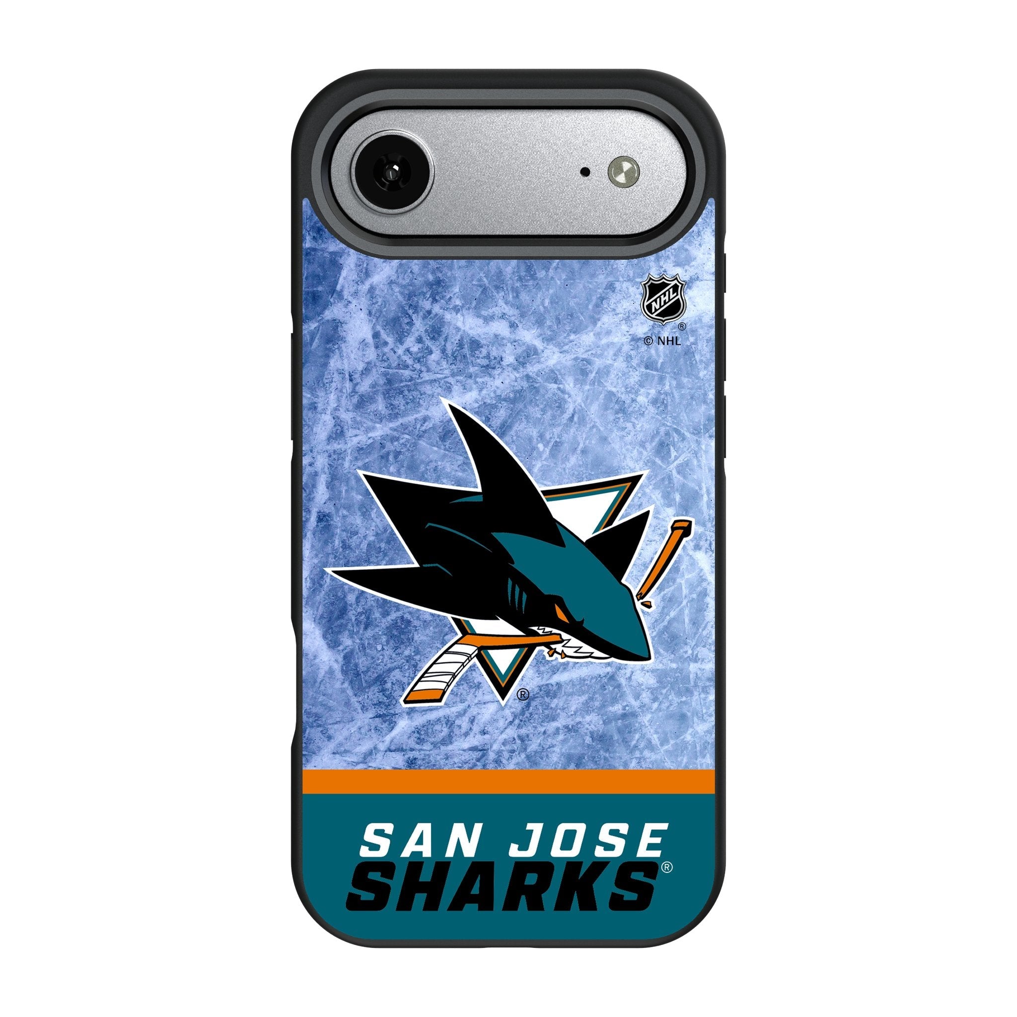 San Jose Sharks Ice Wordmark Bump Phone Case for Apple iPhone 17 Series 3