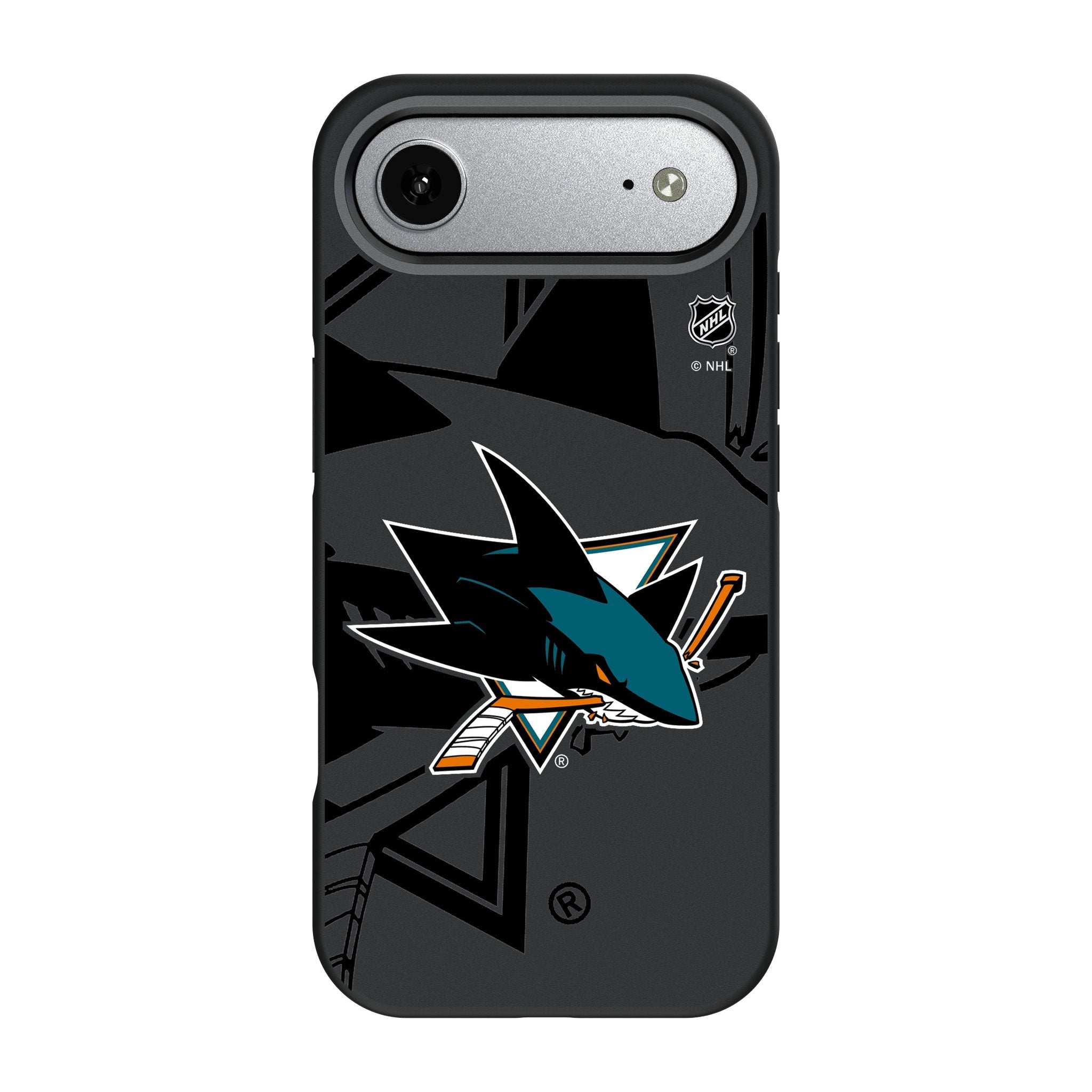 San Jose Sharks Monocolor Tilt Bump Phone Case for Apple iPhone 17 Series 3