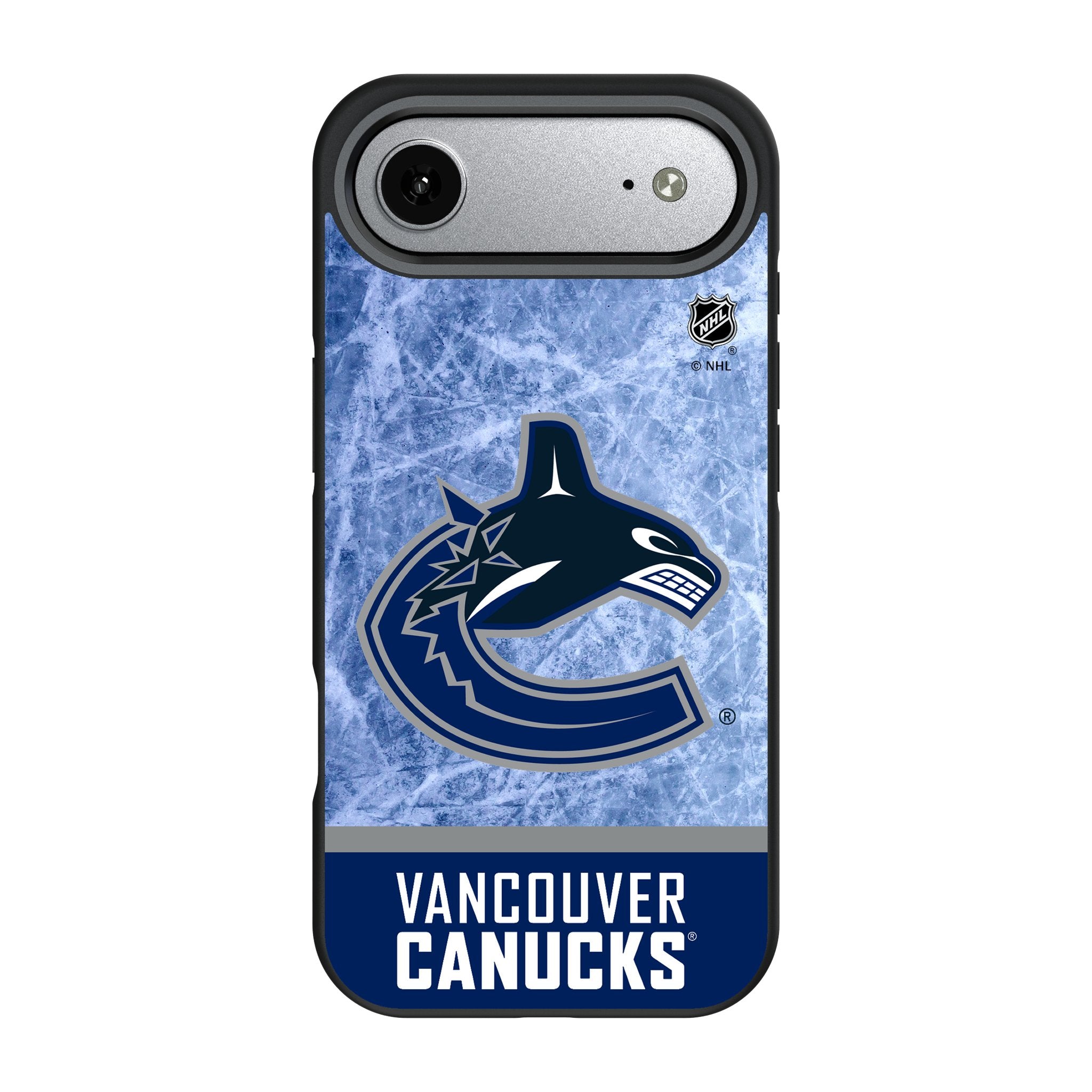 Vancouver Canucks Ice Wordmark Bump Phone Case for Apple iPhone 17 Series 3