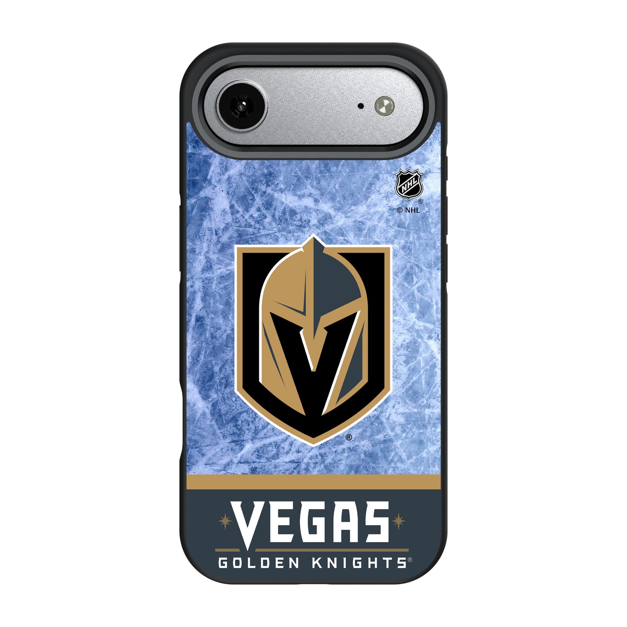 Vegas Golden Knights Ice Wordmark Bump Phone Case for Apple iPhone 17 Series 3