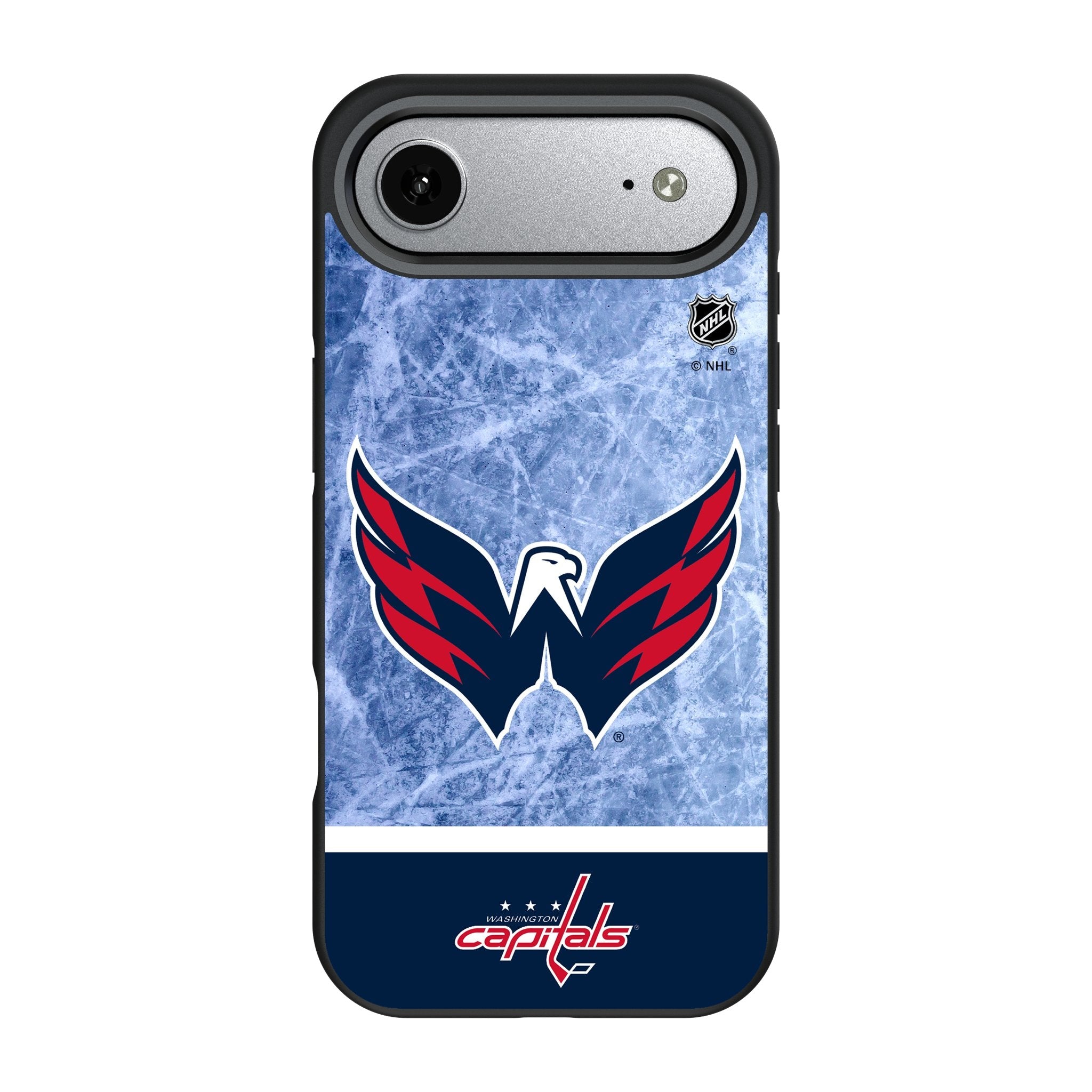 Washington Capitals Ice Wordmark Bump Phone Case for Apple iPhone 17 Series 3