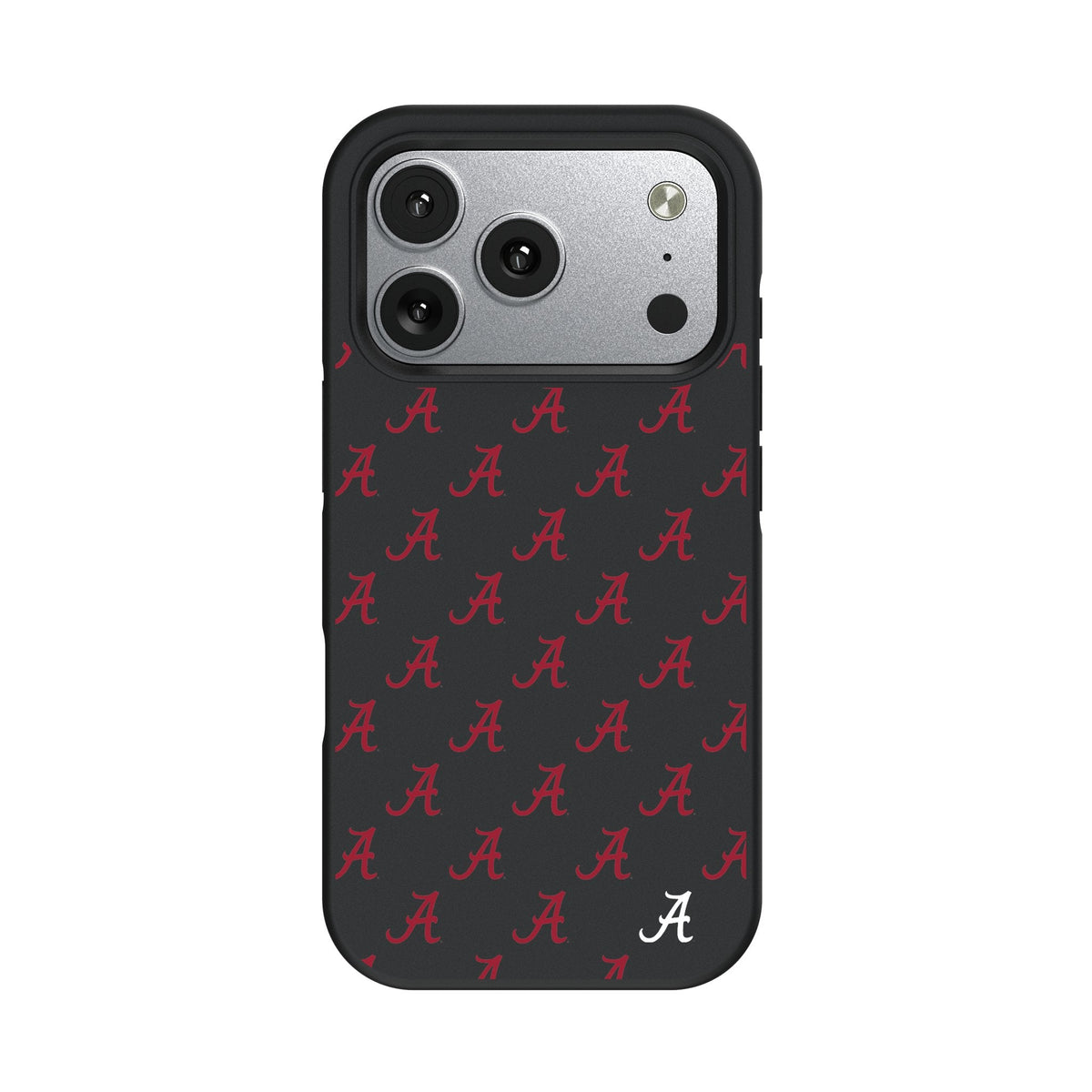 University of Alabama Crimson Tide Script A Fashion Pattern Bump Phone Case for Apple iPhone 17 Series