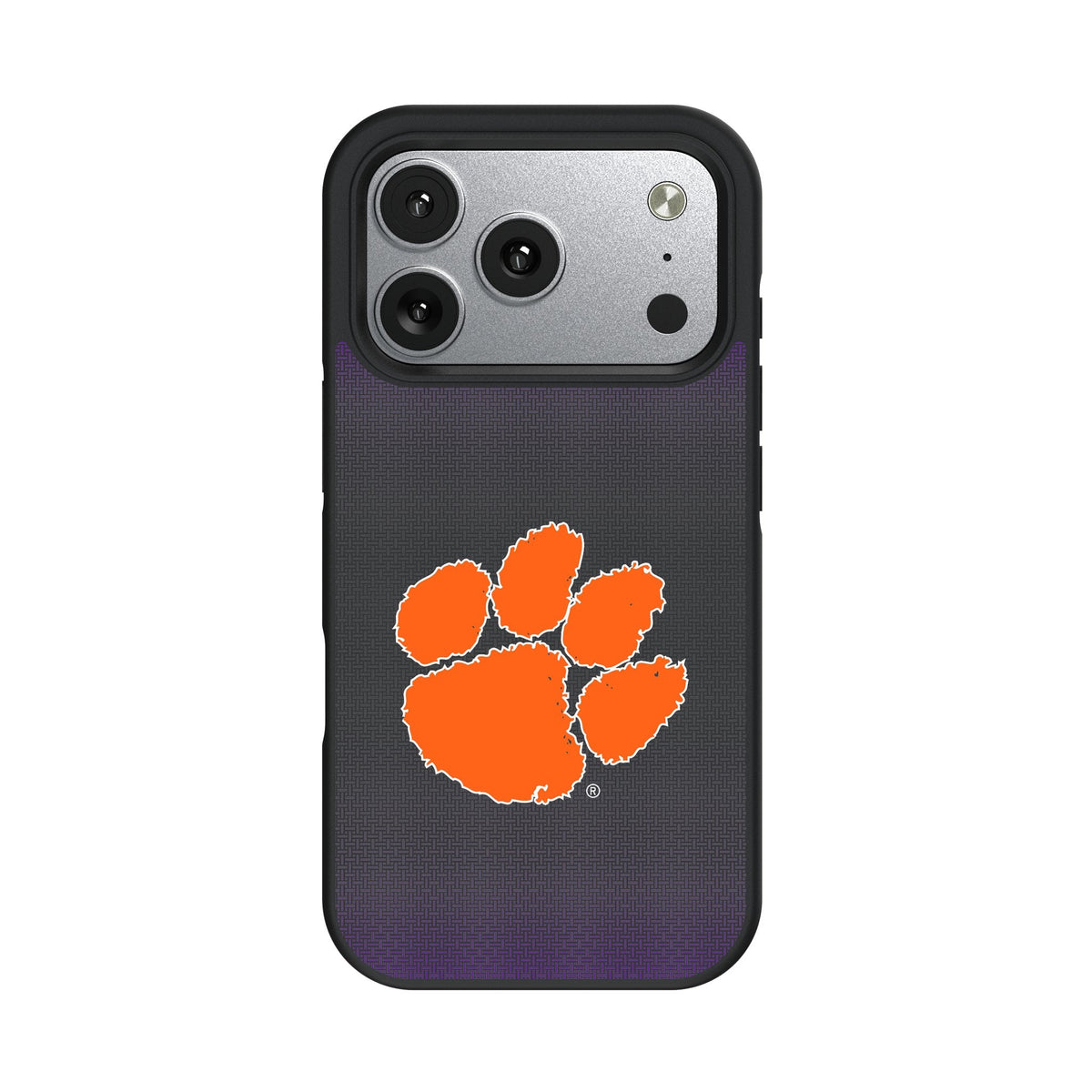 Clemson University Tigers Linen Bump Phone Case for Apple iPhone 17 Series