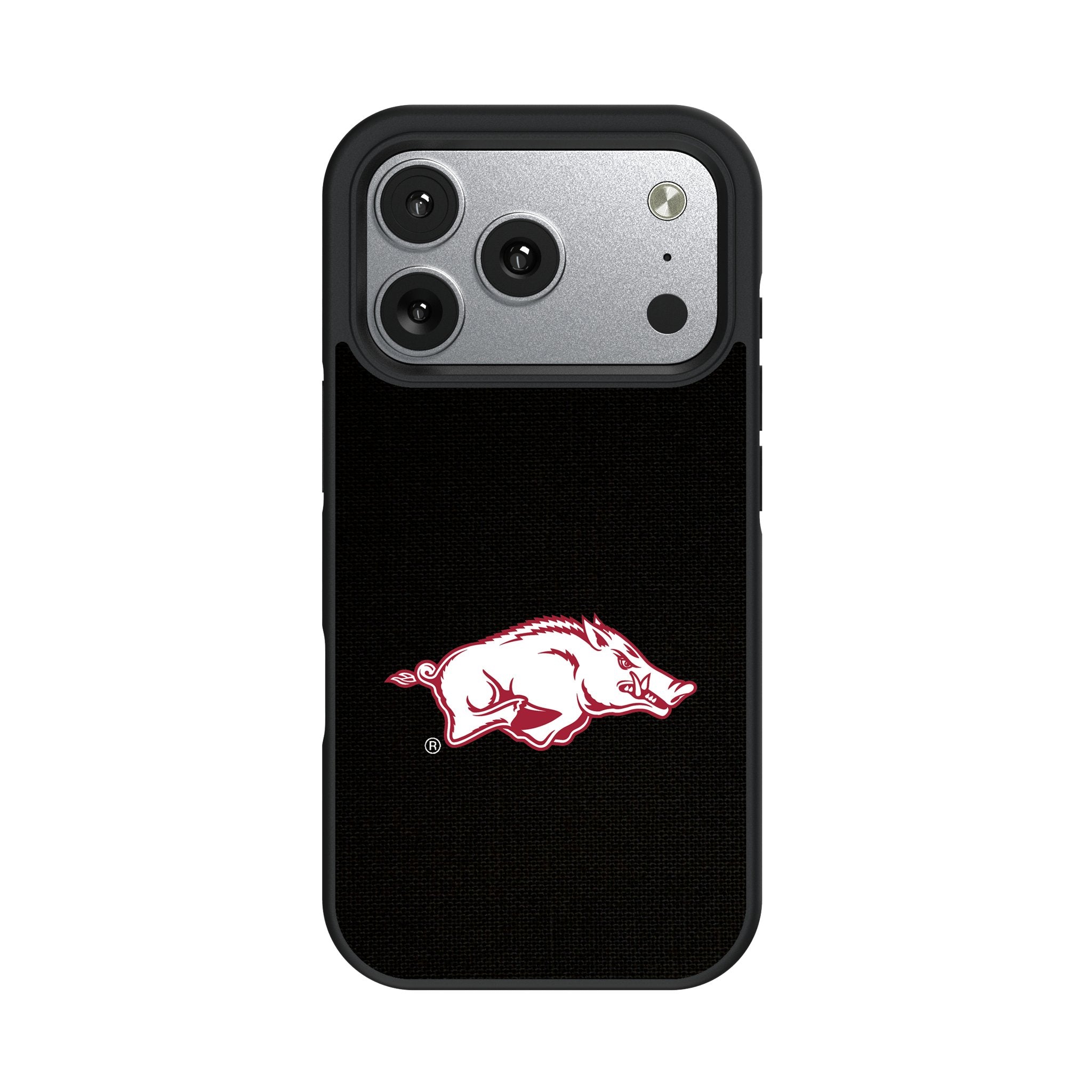 University of Arkansas Fayetteville Razorbacks Solid Bump Phone Case for Apple iPhone 17 Series 2