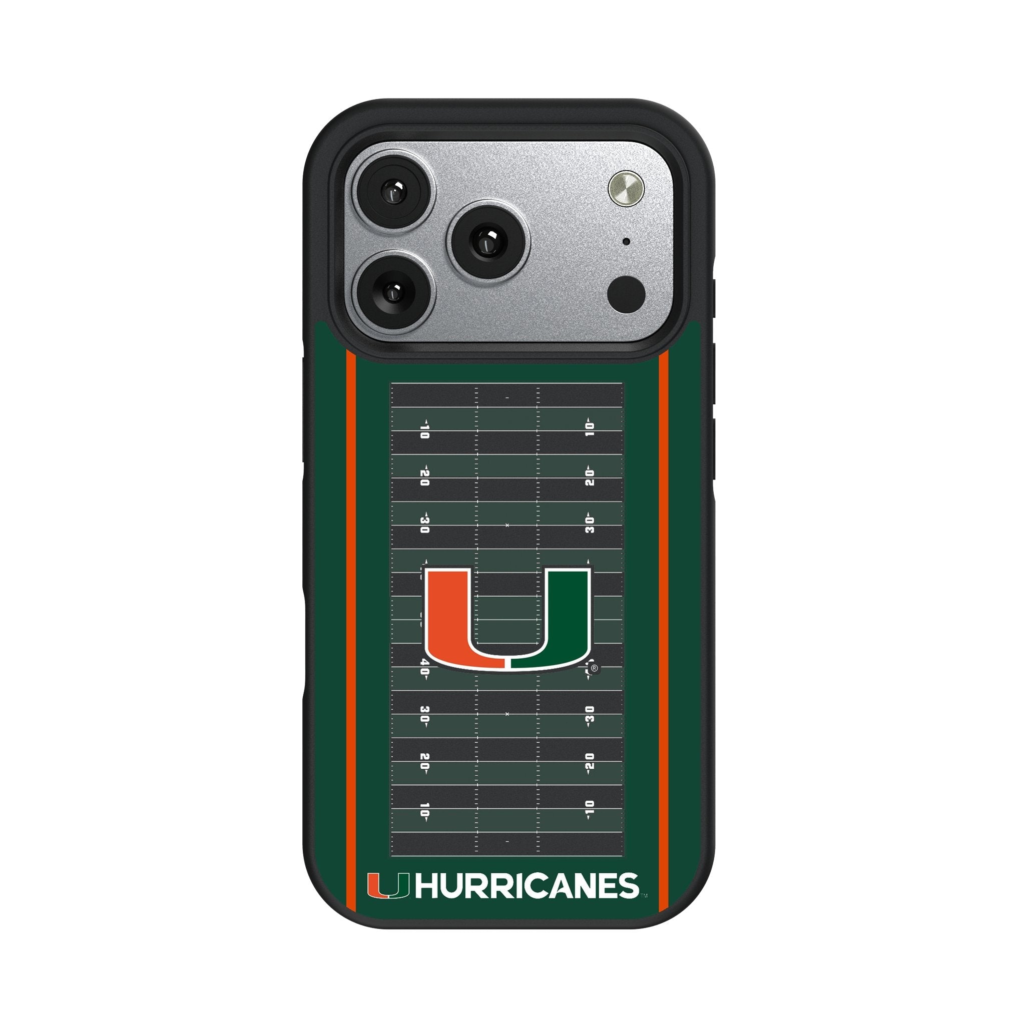 University of Miami Hurricanes Field Bump Phone Case for Apple iPhone 17 Series 2