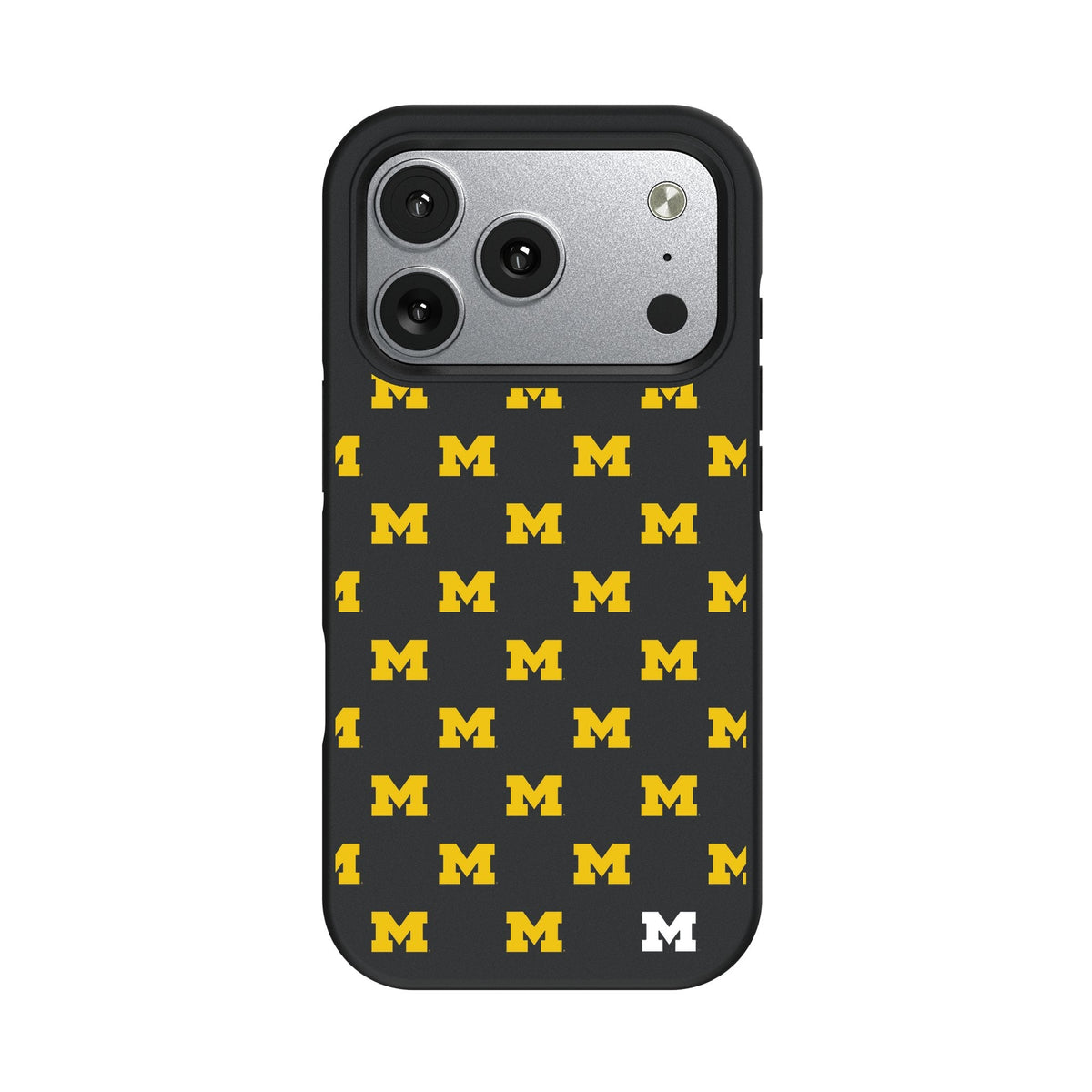 University of Michigan Wolverines Fashion Pattern Bump Phone Case for Apple iPhone 17 Series