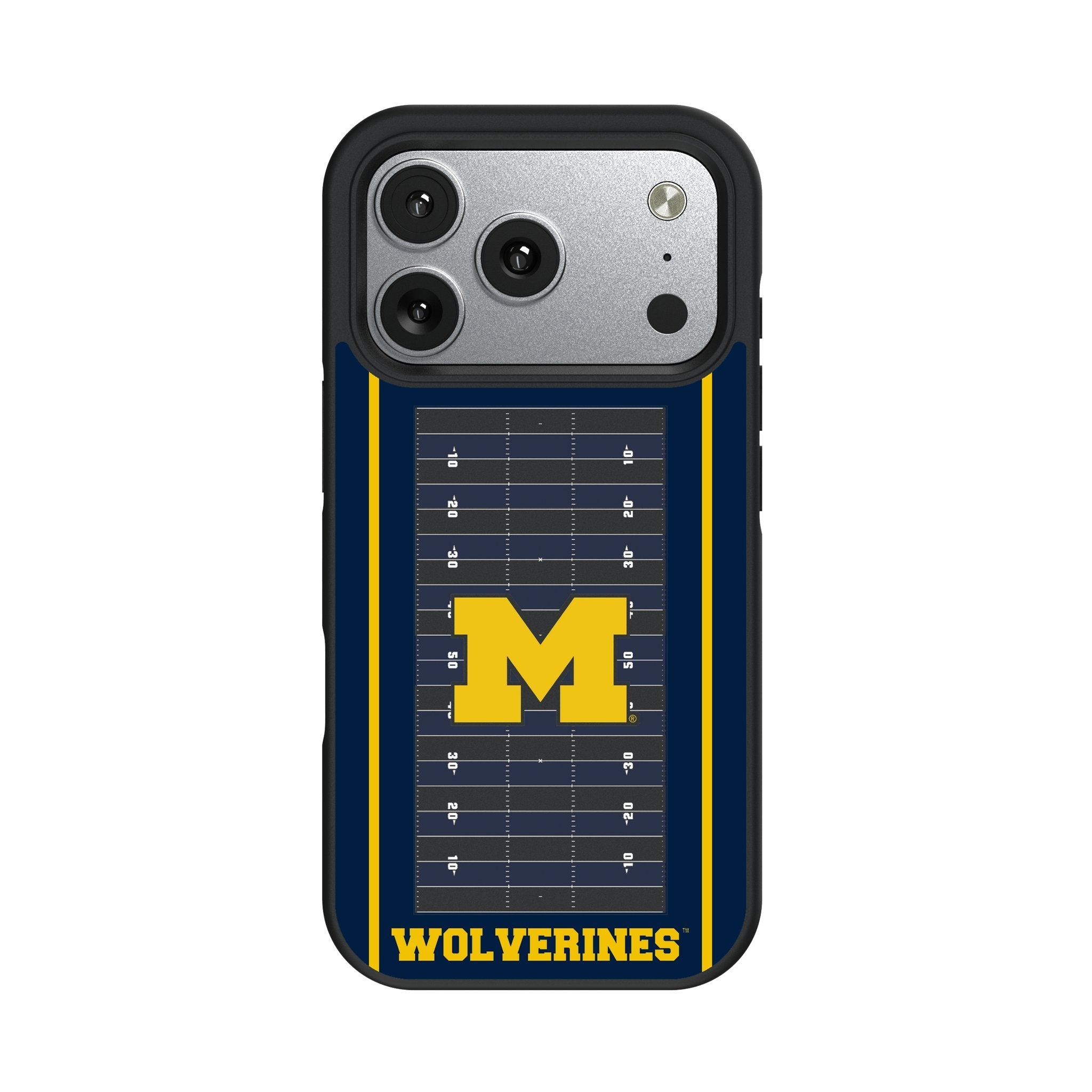 University of Michigan Wolverines Field Bump Phone Case for Apple iPhone 17 Series 2