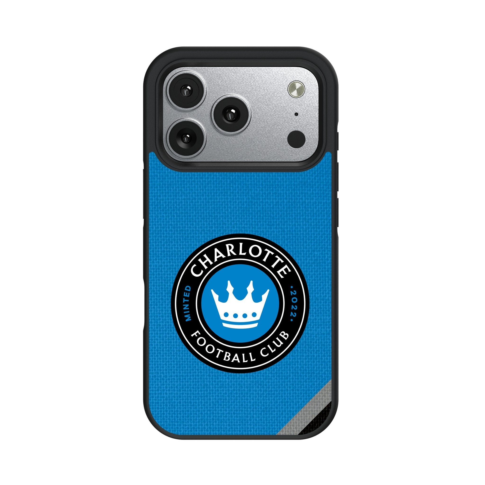 Charlotte FC Diagonal Stripe Bump Phone Case for Apple iPhone 17 Series 2