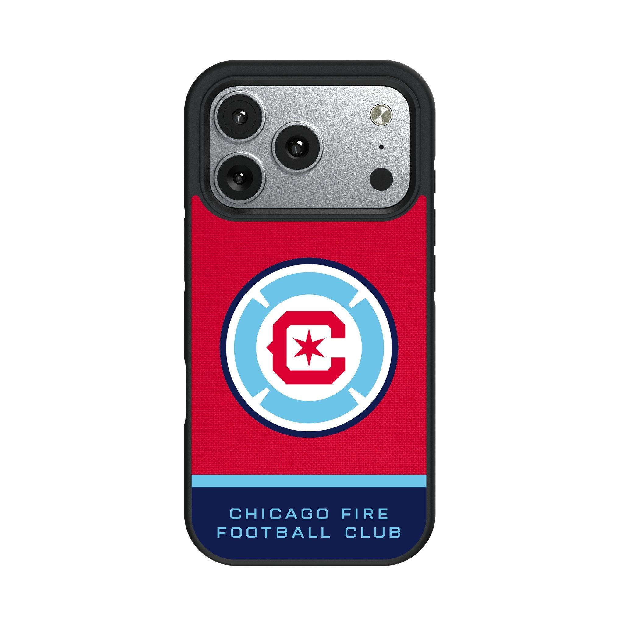 Chicago Fire Endzone Solid Bump Phone Case for Apple iPhone 17 Series
