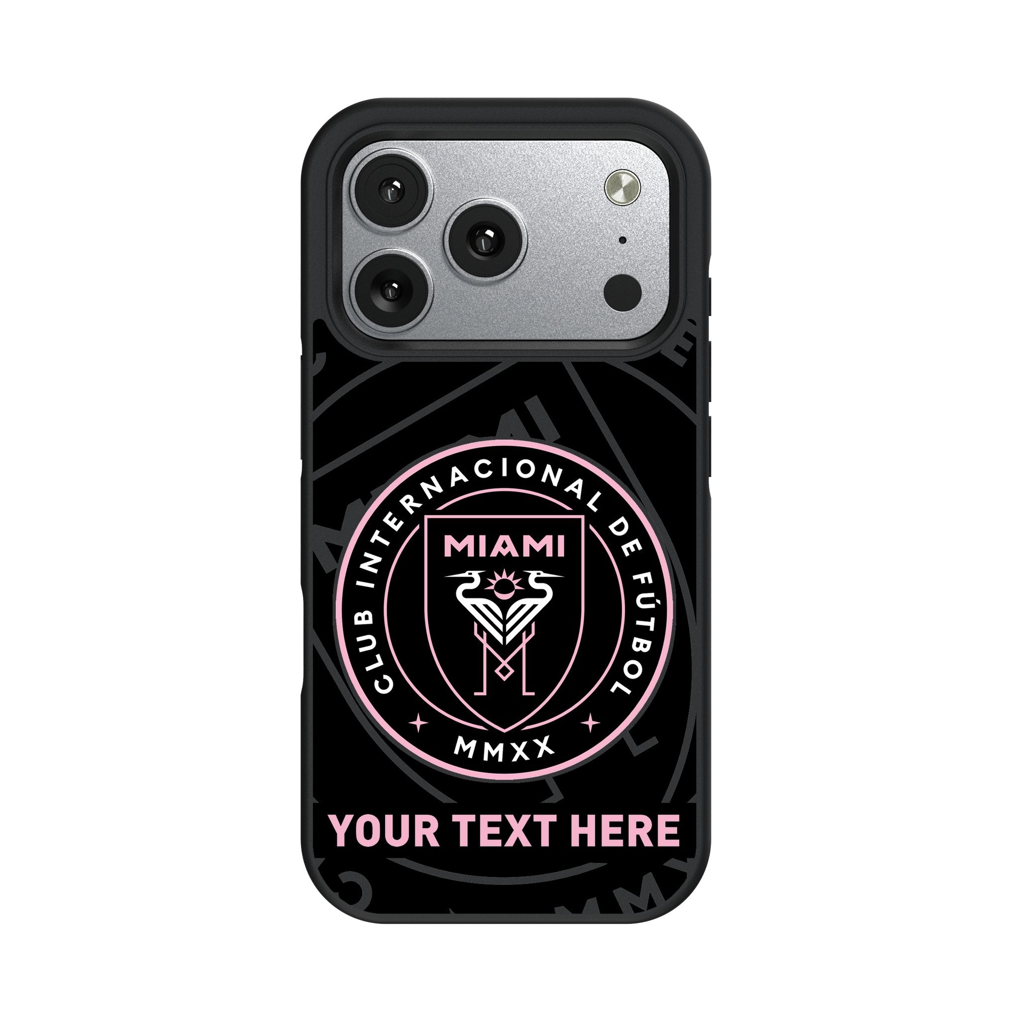 Inter Miami CF Personalized Tilt Bump Phone Case for Apple iPhone 17 Series