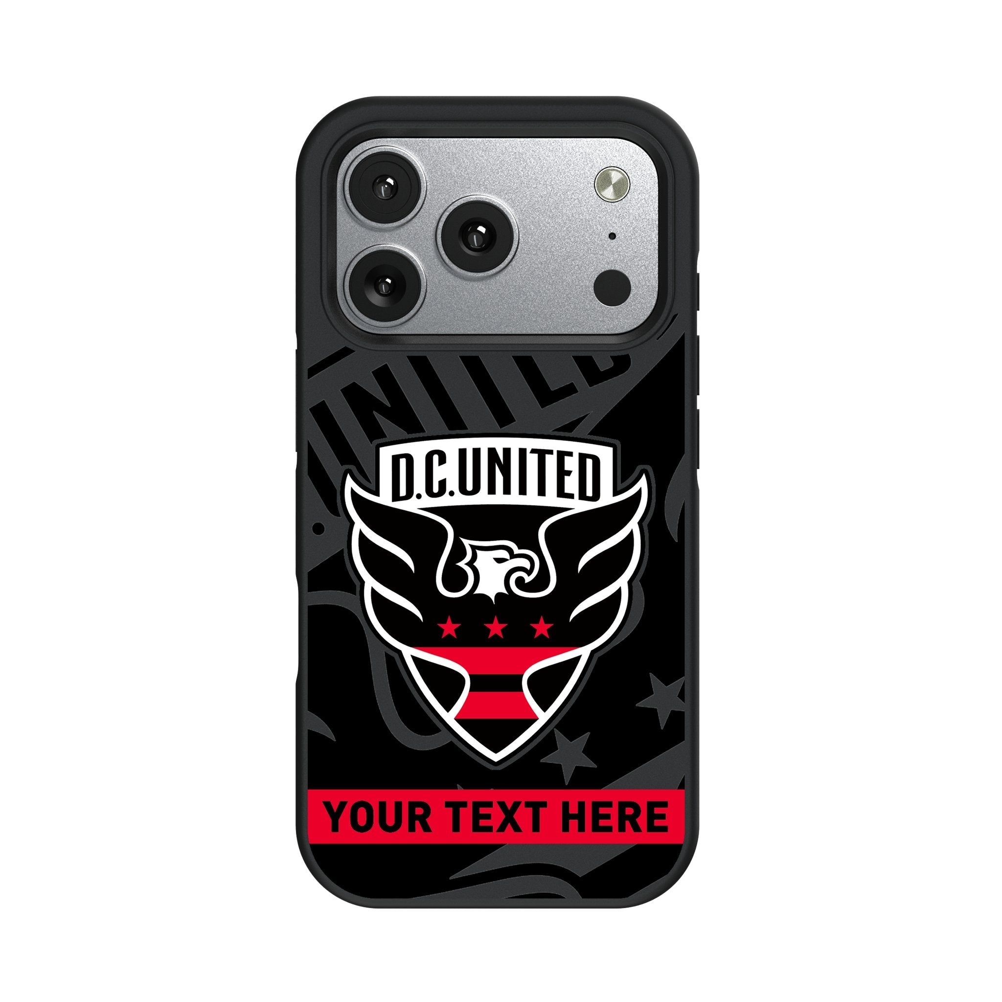 DC United Personalized Tilt Bump Phone Case for Apple iPhone 17 Series