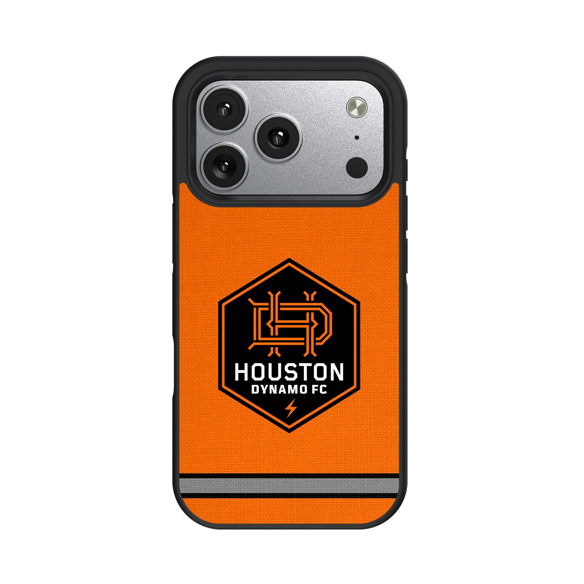 Houston Dynamo Stripe Bump Phone Case for Apple iPhone 17 Series