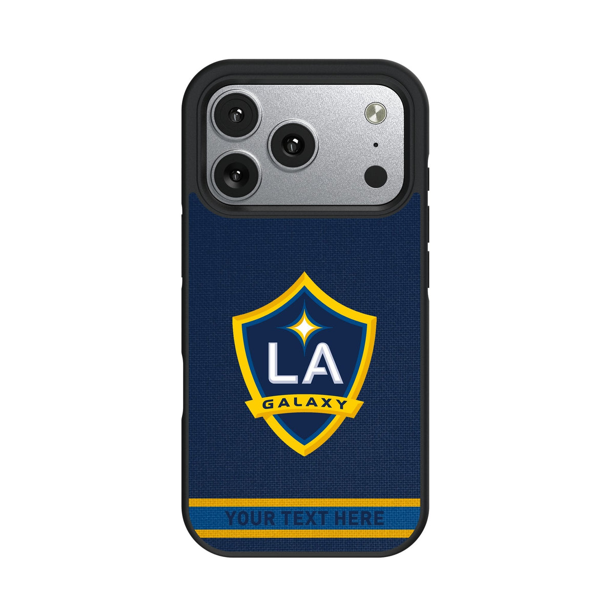 LA Galaxy Personalized Stripe Bump Phone Case for Apple iPhone 17 Series