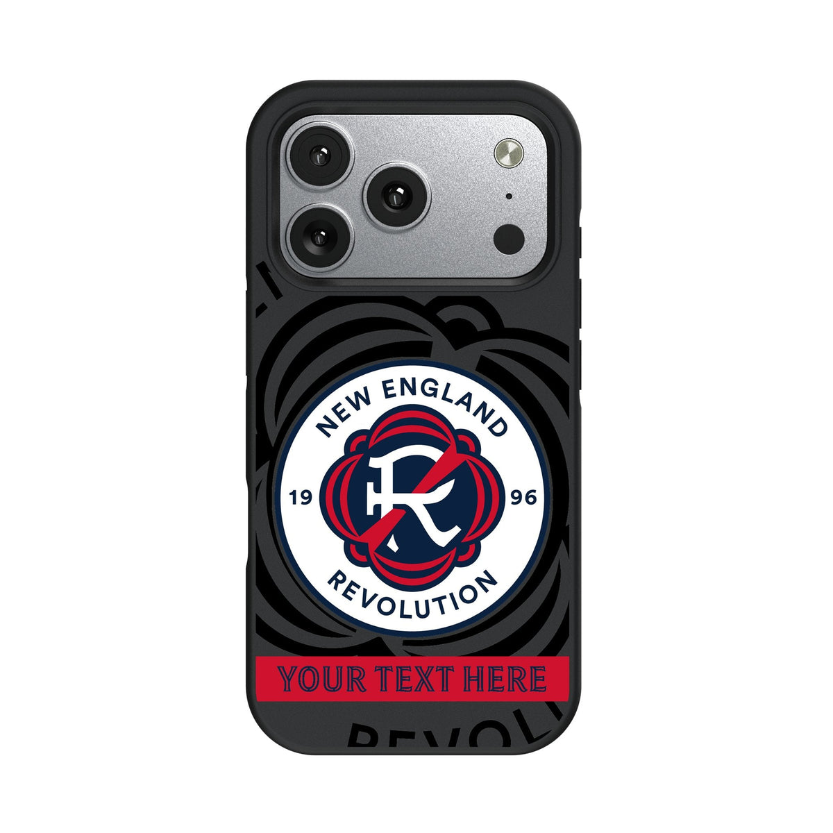 New England Revolution Personalized Tilt Bump Phone Case for Apple iPhone 17 Series 2