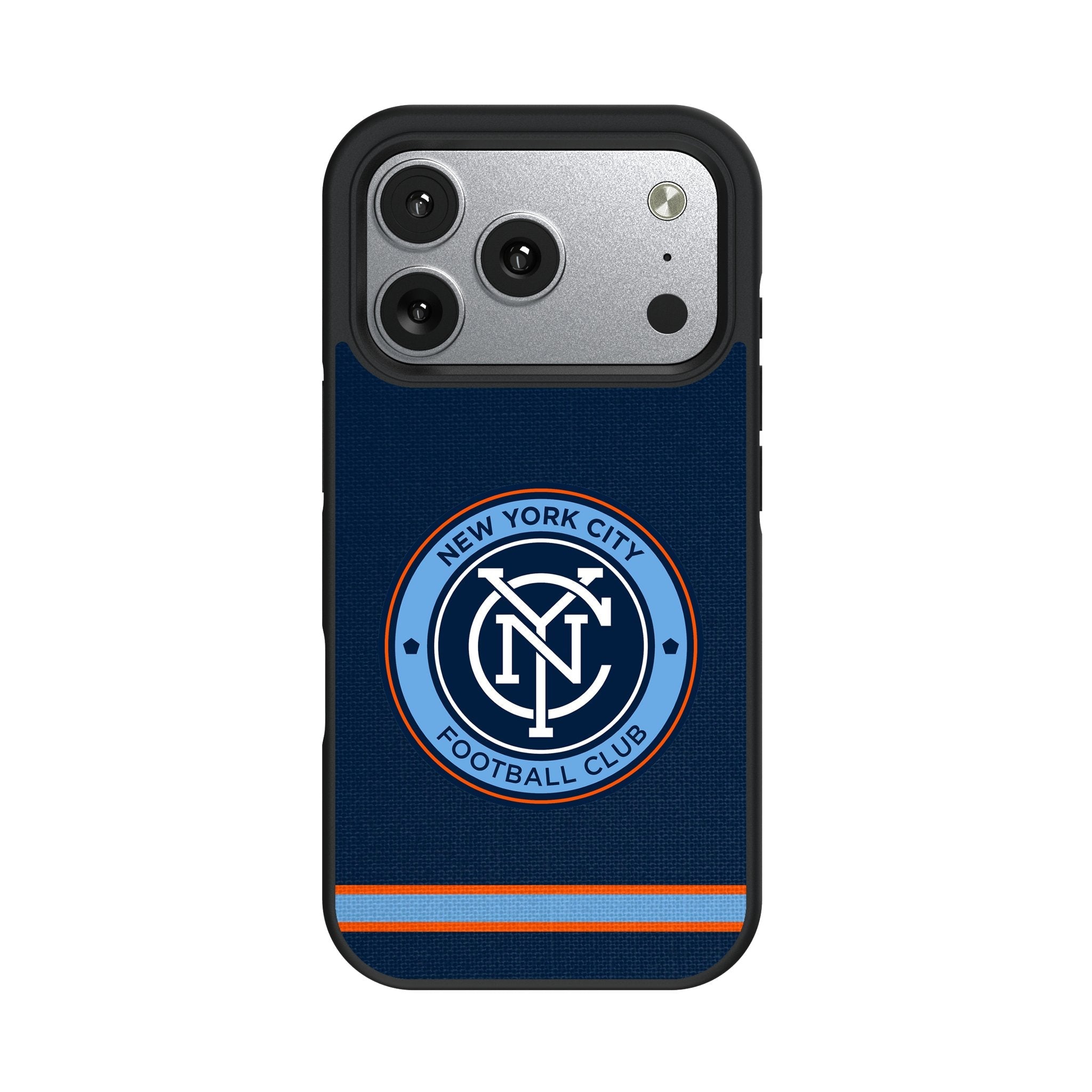 New York City FC Stripe Bump Phone Case for Apple iPhone 17 Series 2