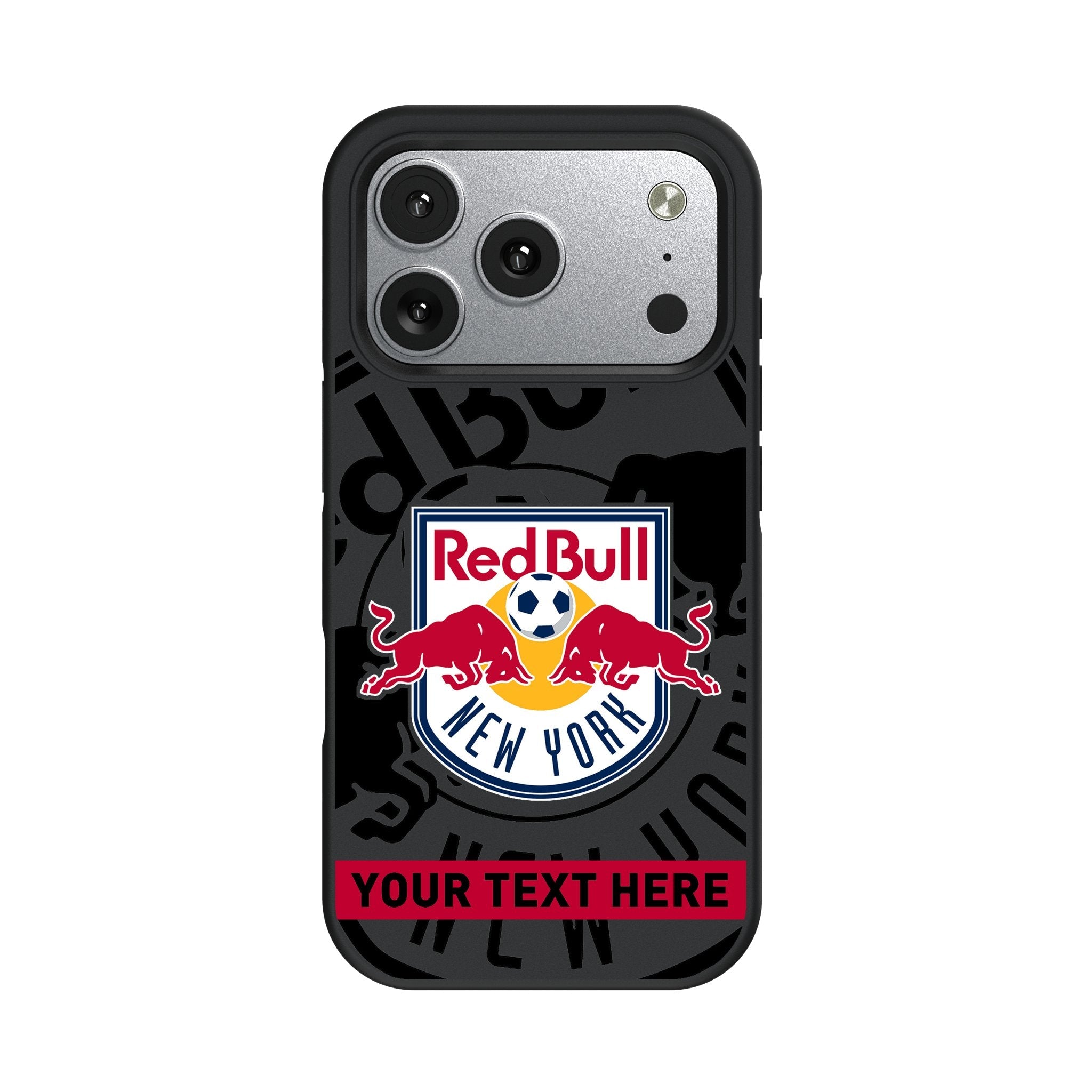 New York Red Bulls Personalized Tilt Bump Phone Case for Apple iPhone 17 Series