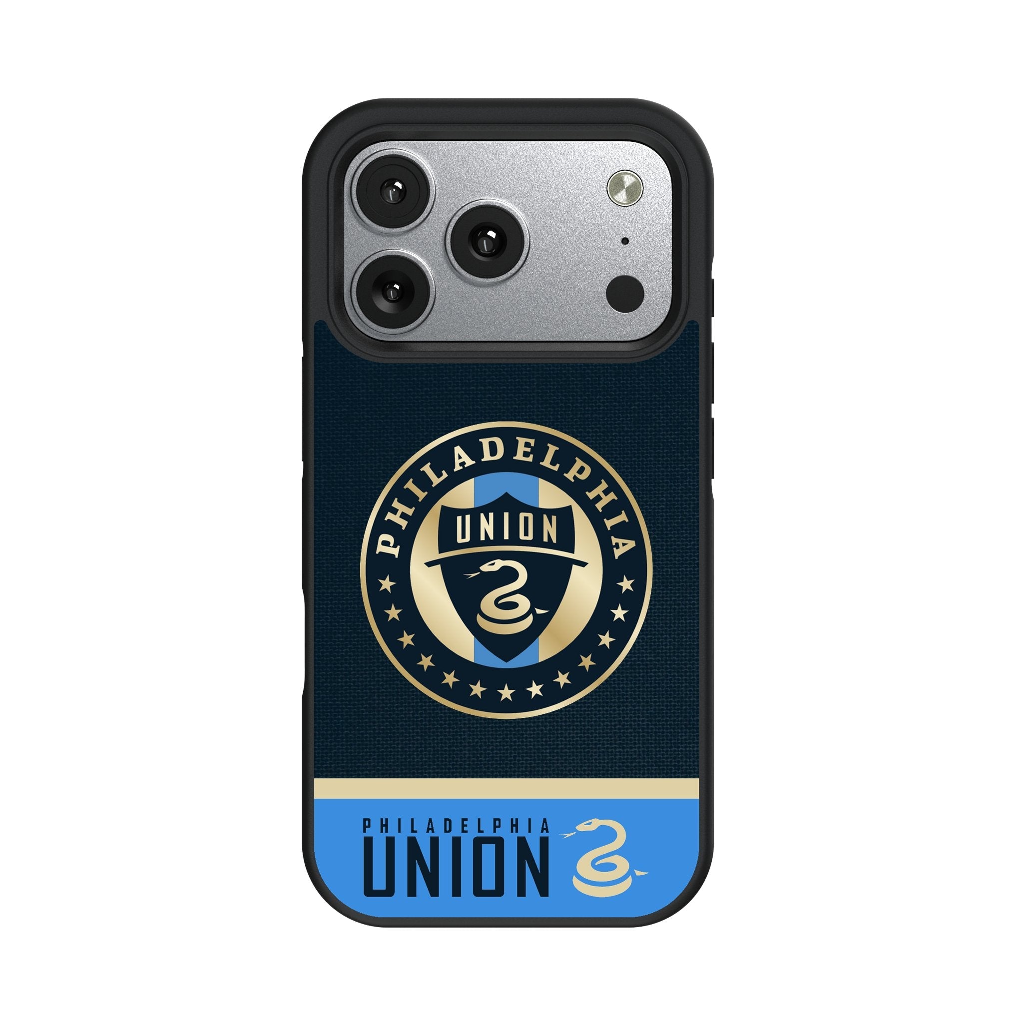 Philadelphia Union Endzone Solid Bump Phone Case for Apple iPhone 17 Series