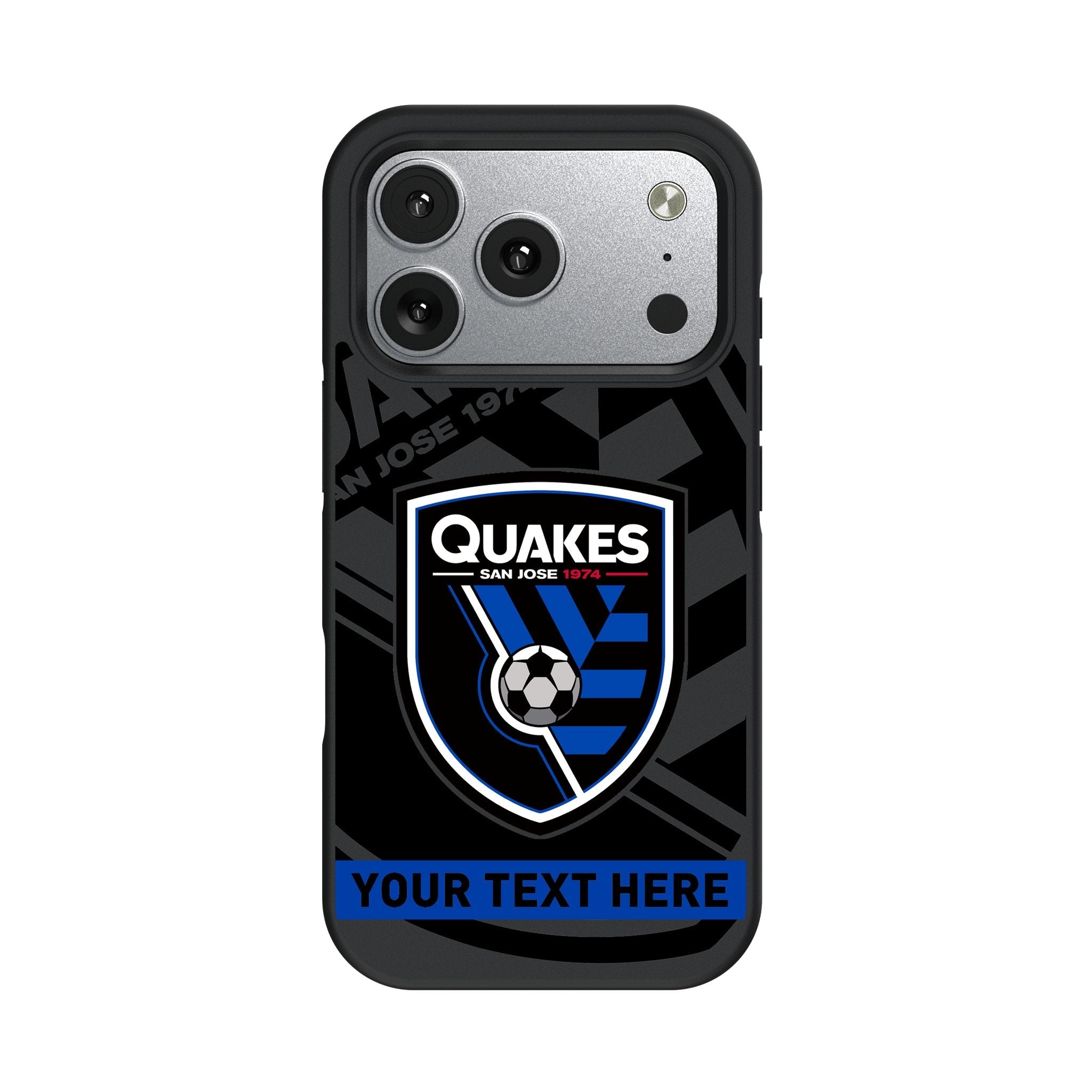 San Jose Earthquakes Personalized Tilt Bump Phone Case for Apple iPhone 17 Series 2