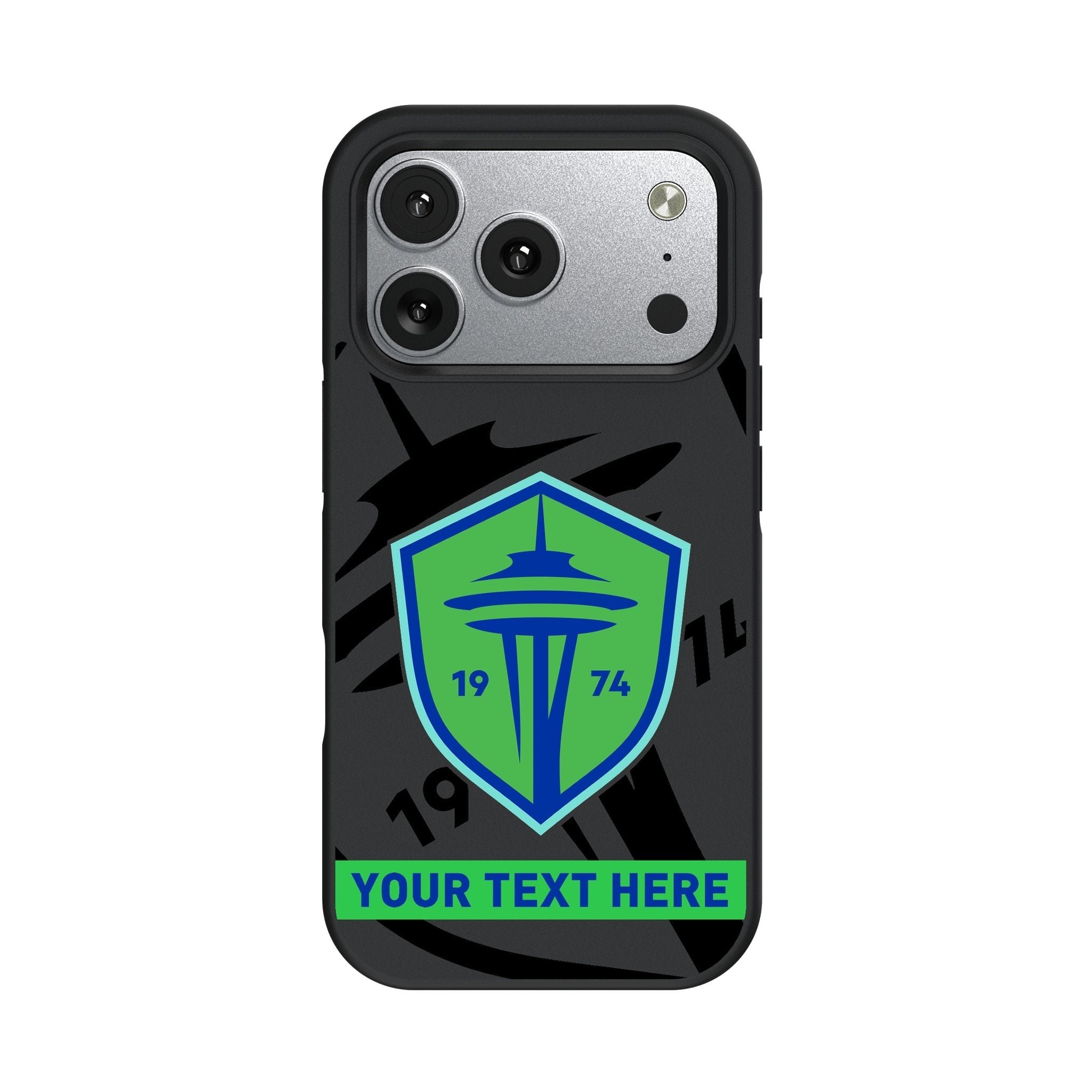 Seattle Sounders FC Personalized Tilt Bump Phone Case for Apple iPhone 17 Series 2