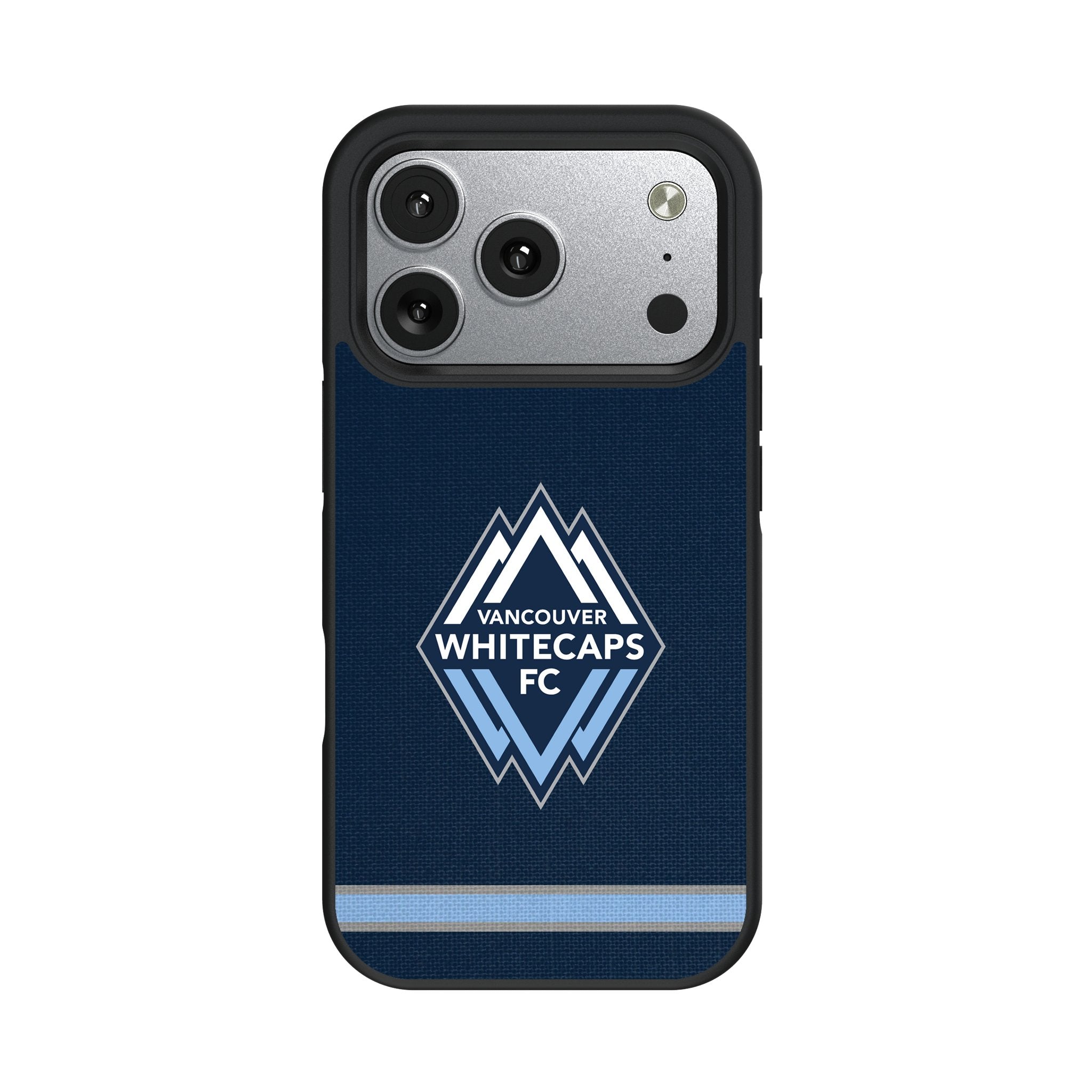 Vancouver Whitecaps Stripe Bump Phone Case for Apple iPhone 17 Series