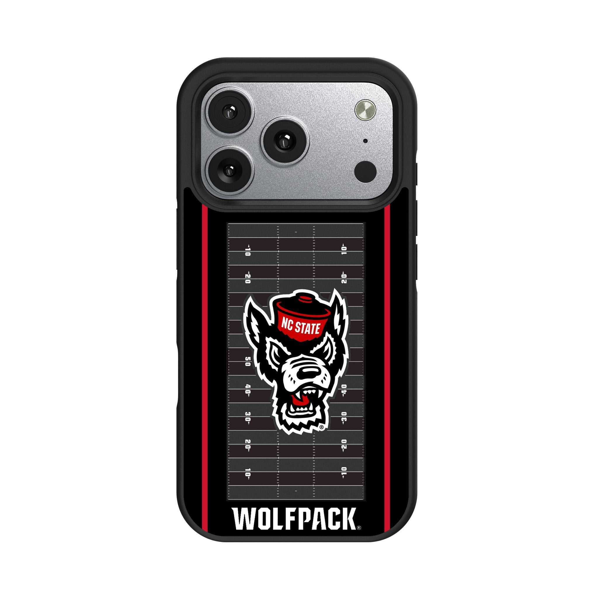 North Carolina State University Wolfpack Field Bump Phone Case for Apple iPhone 17 Series