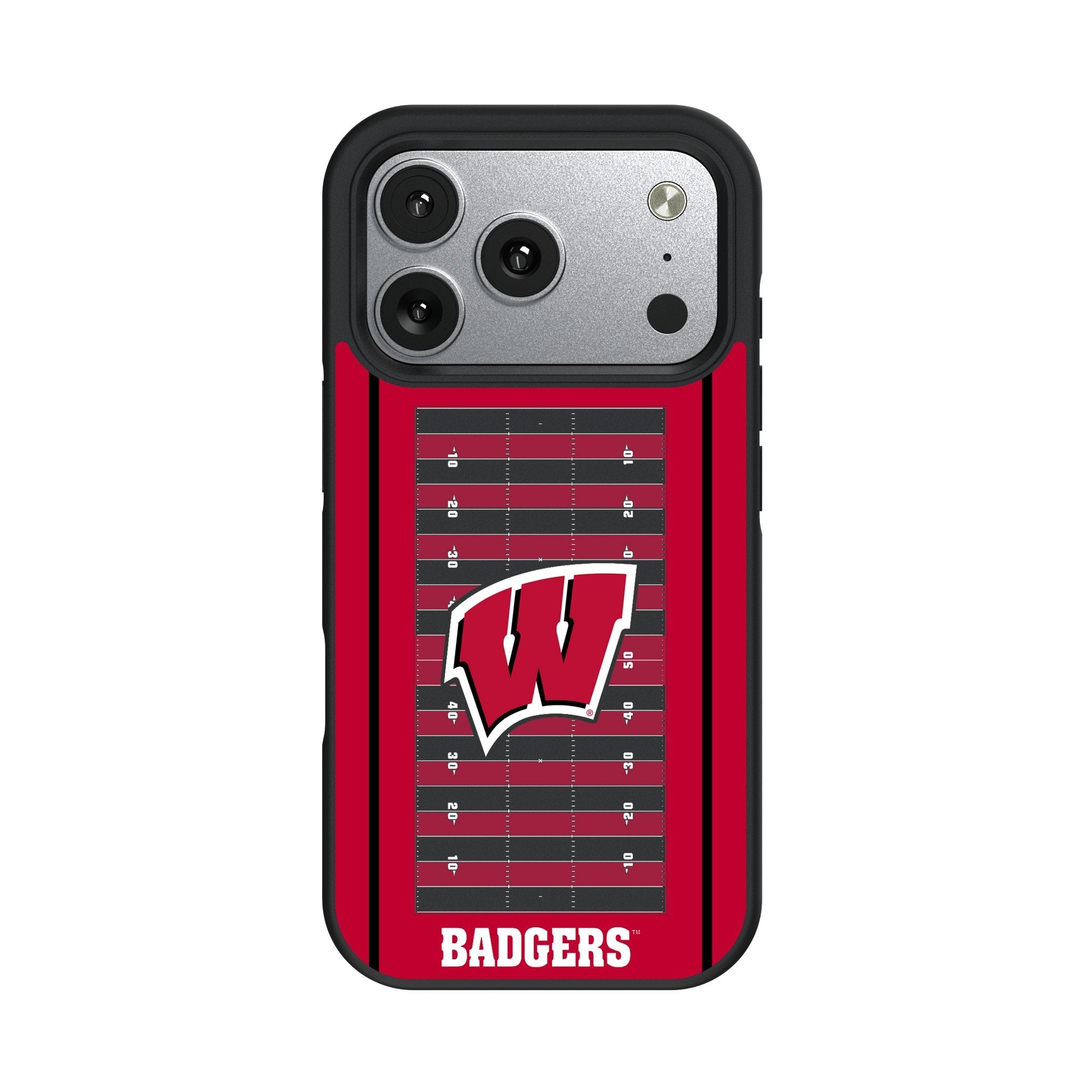 University of Wisconsin Badgers Field Bump Phone Case for Apple iPhone 17 Series 2