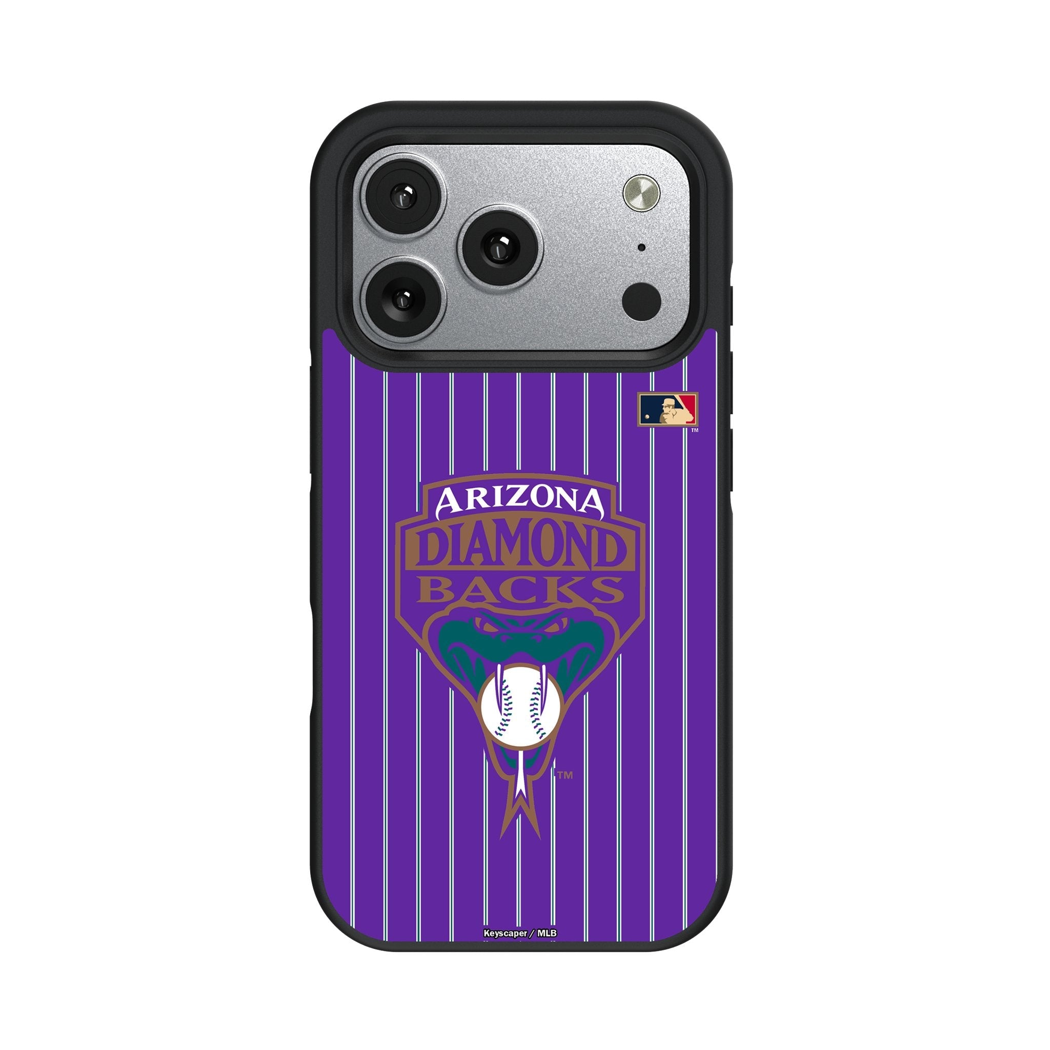 Arizona Diamondbacks 1999-2006 - Cooperstown Collection Pinstripe Bump Phone Case for Apple iPhone 17 Series 2