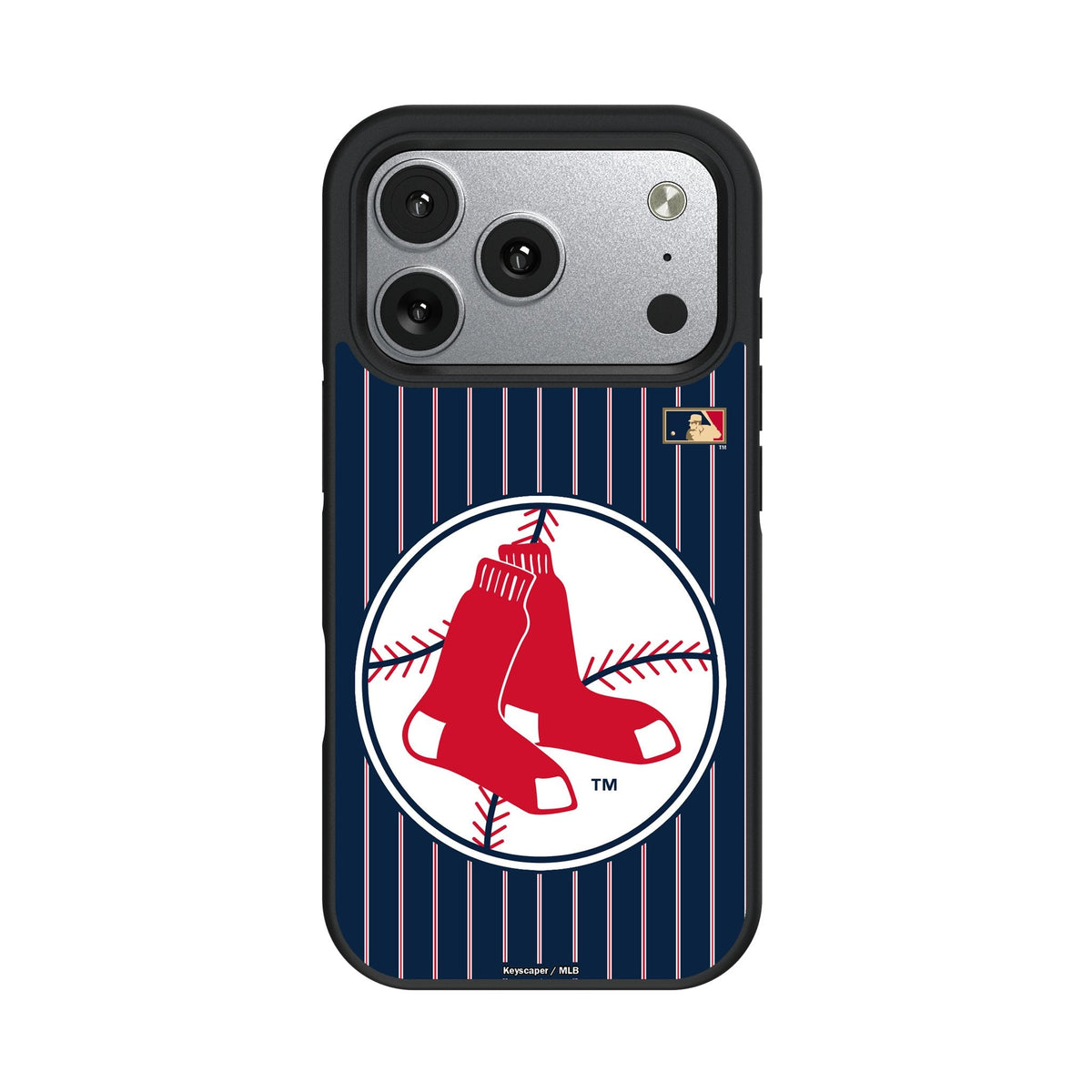 Boston Red Sox 1970-1975 - Cooperstown Collection Pinstripe Bump Phone Case for Apple iPhone 17 Series