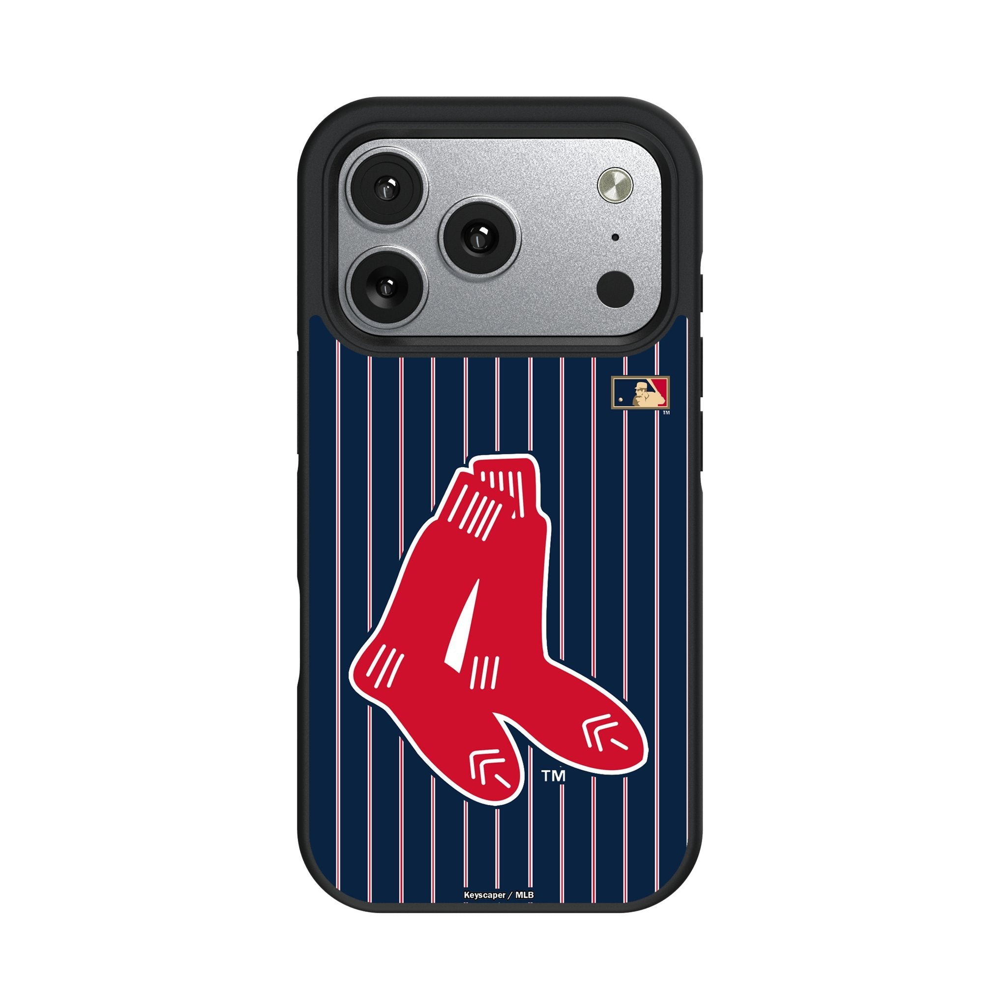Boston Red Sox 1924-1960 - Cooperstown Collection Pinstripe Bump Phone Case for Apple iPhone 17 Series
