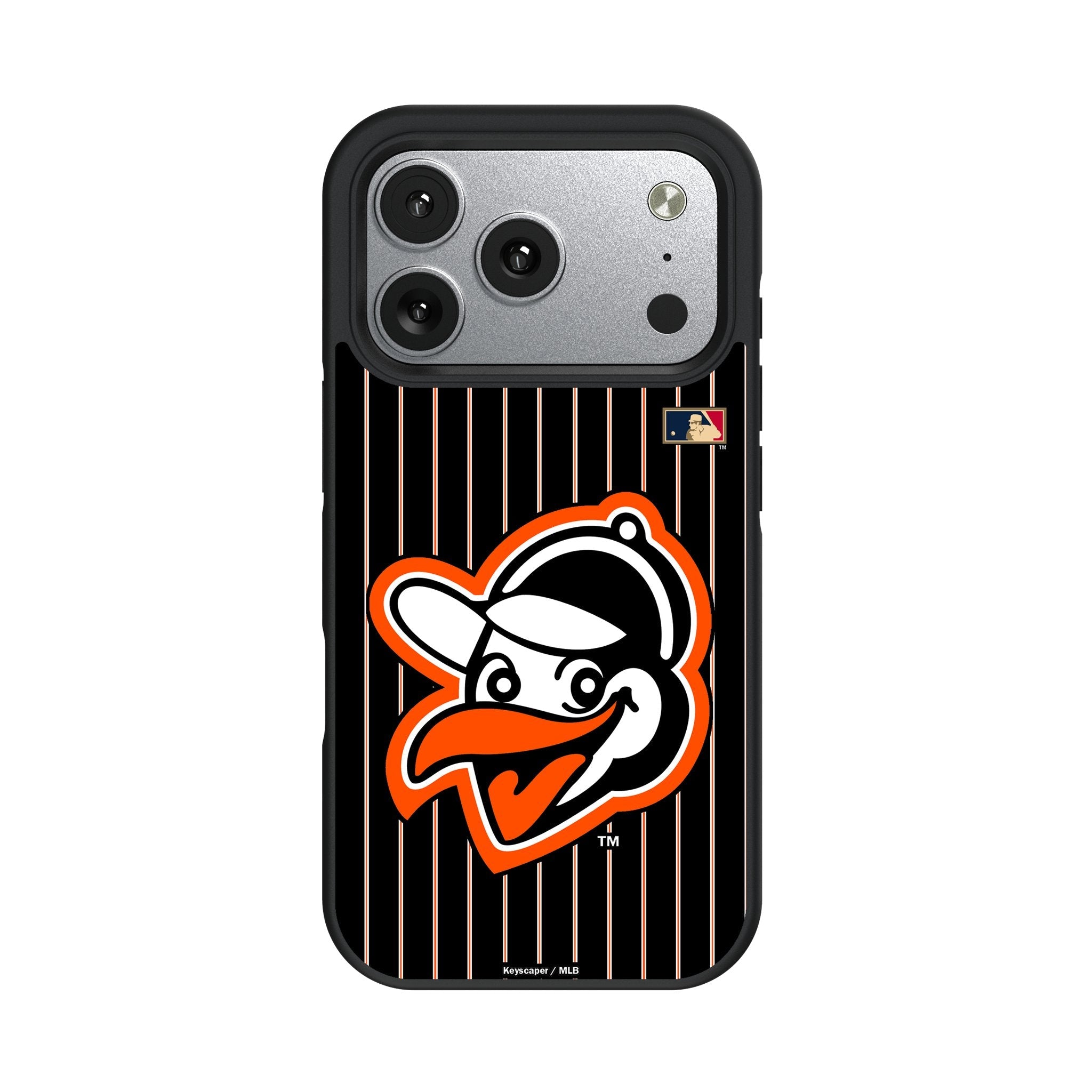 Baltimore Orioles 1955 - Cooperstown Collection Pinstripe Bump Phone Case for Apple iPhone 17 Series