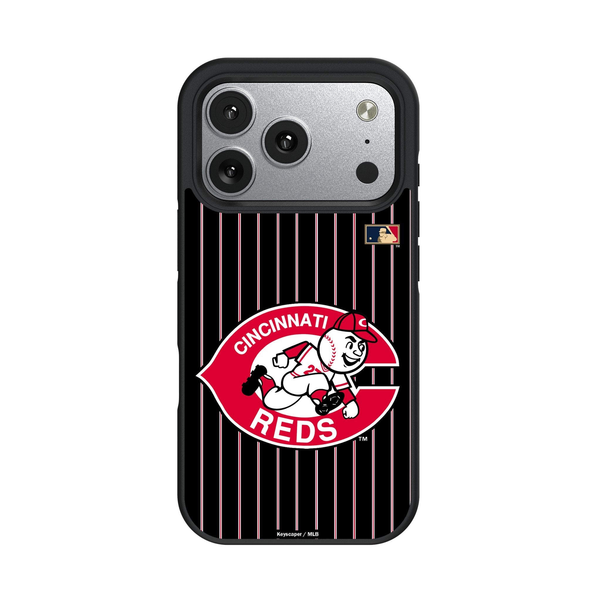 Cincinnati Reds 1974-1992 - Cooperstown Collection Pinstripe Bump Phone Case for Apple iPhone 17 Series
