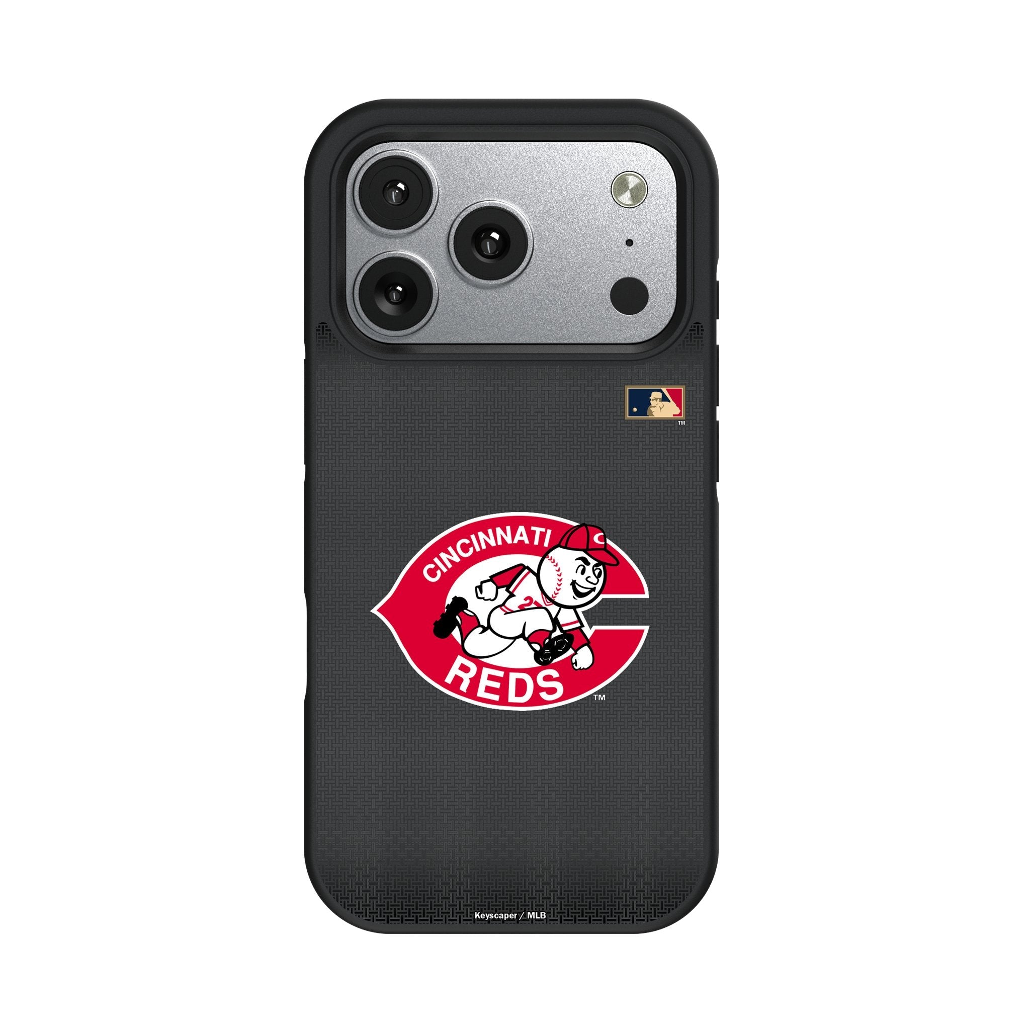 Cincinnati Reds 1974-1992 - Cooperstown Collection Linen Bump Phone Case for Apple iPhone 17 Series 2